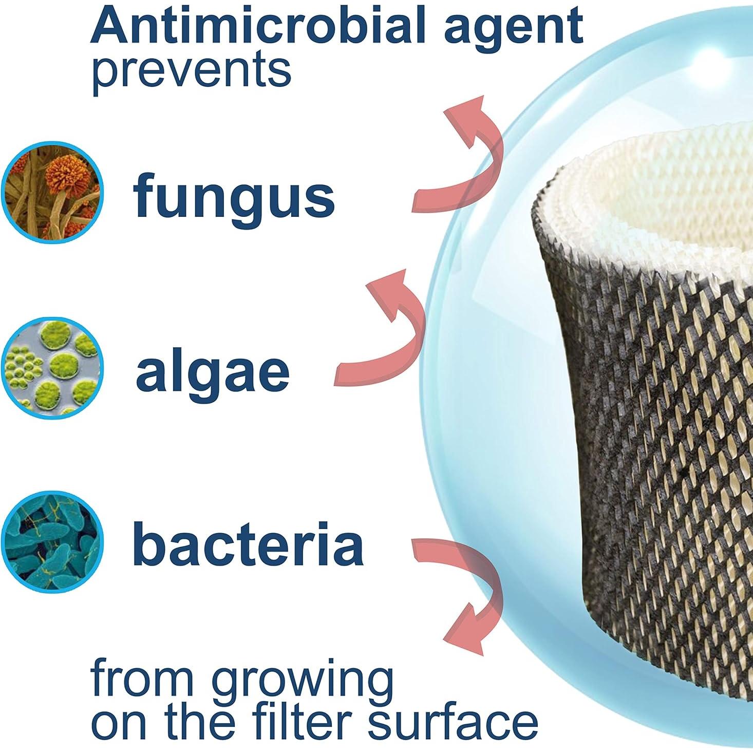 Filtro de Mecha HQRP 2-Pack Compatible con Humidificadores Kaz