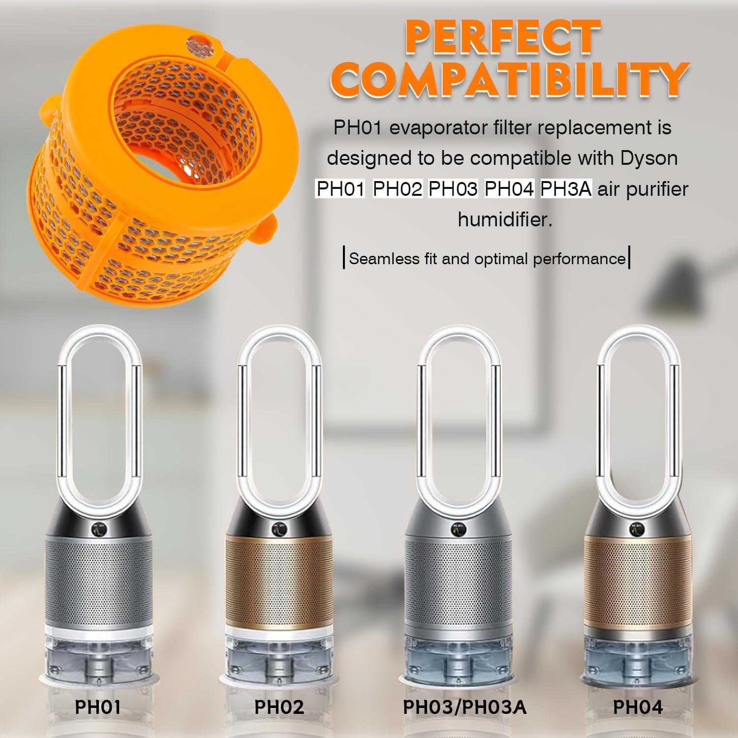 Filtro de Evaporador de Carbono HUAREW para Purificador Dyson PH01 PH02 PH03 PH04