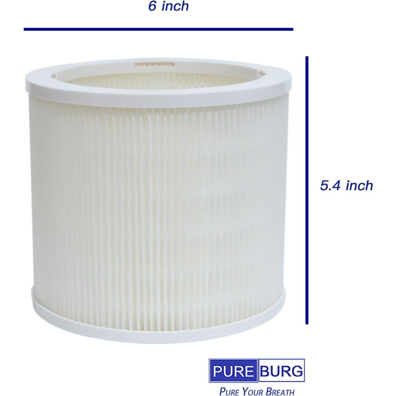 Filtros de Reemplazo PUREBURG AS06FT-2 para Purificador de Aire