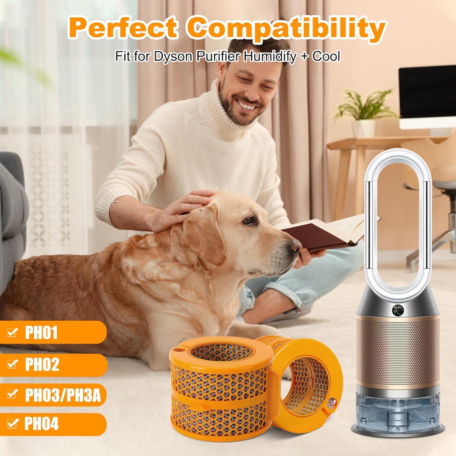 Filtros Evaporadores Janedtcyy para Dyson PH01 PH04 - 2 Piezas