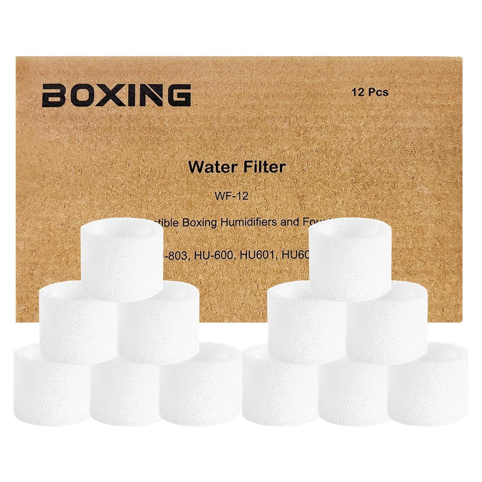 Filtros de Reemplazo BOXING para Humidificadores HU-802 y HU-803 - 12 Paquetes