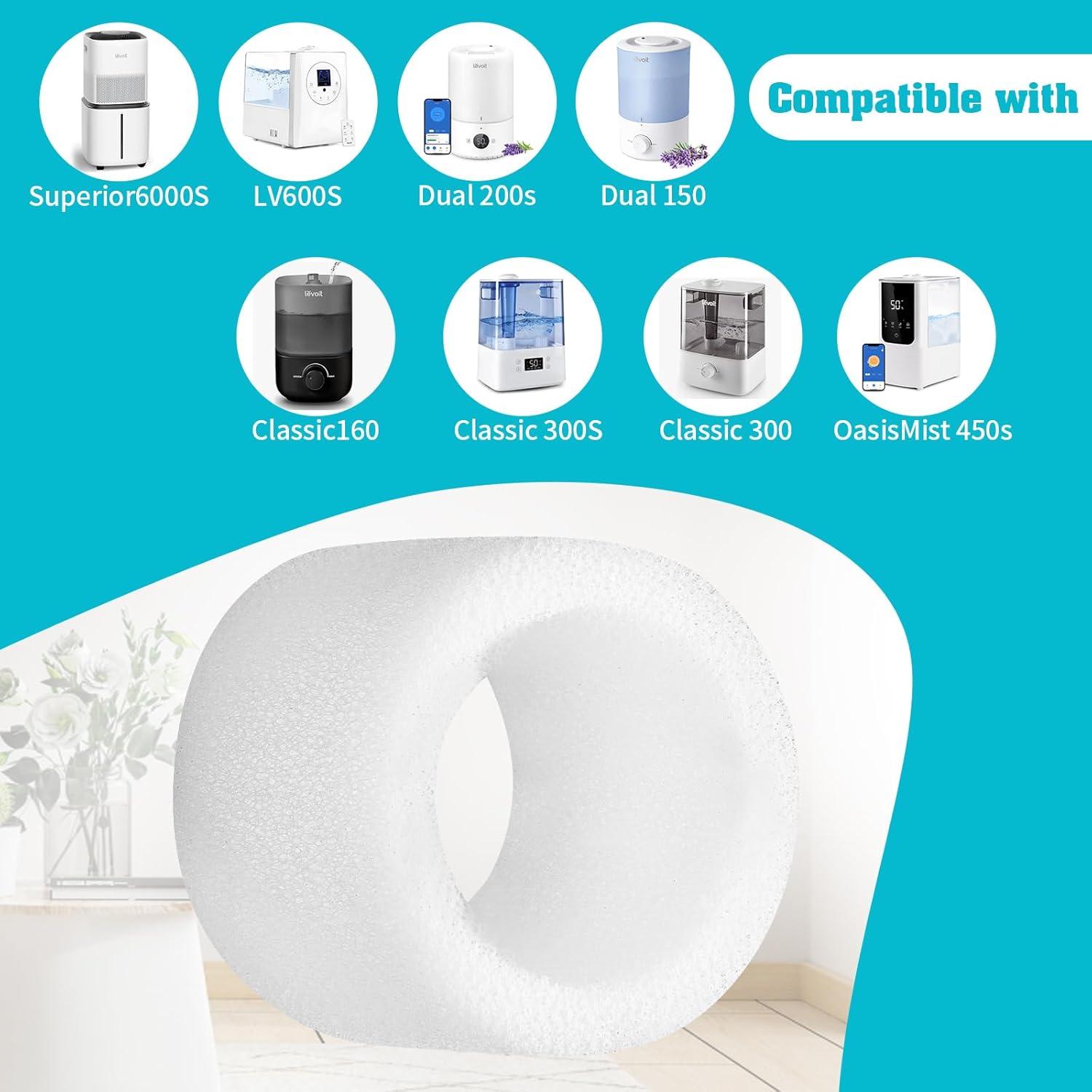 Filtros de Reemplazo Gazeer para Humidificador 36 Paquetes