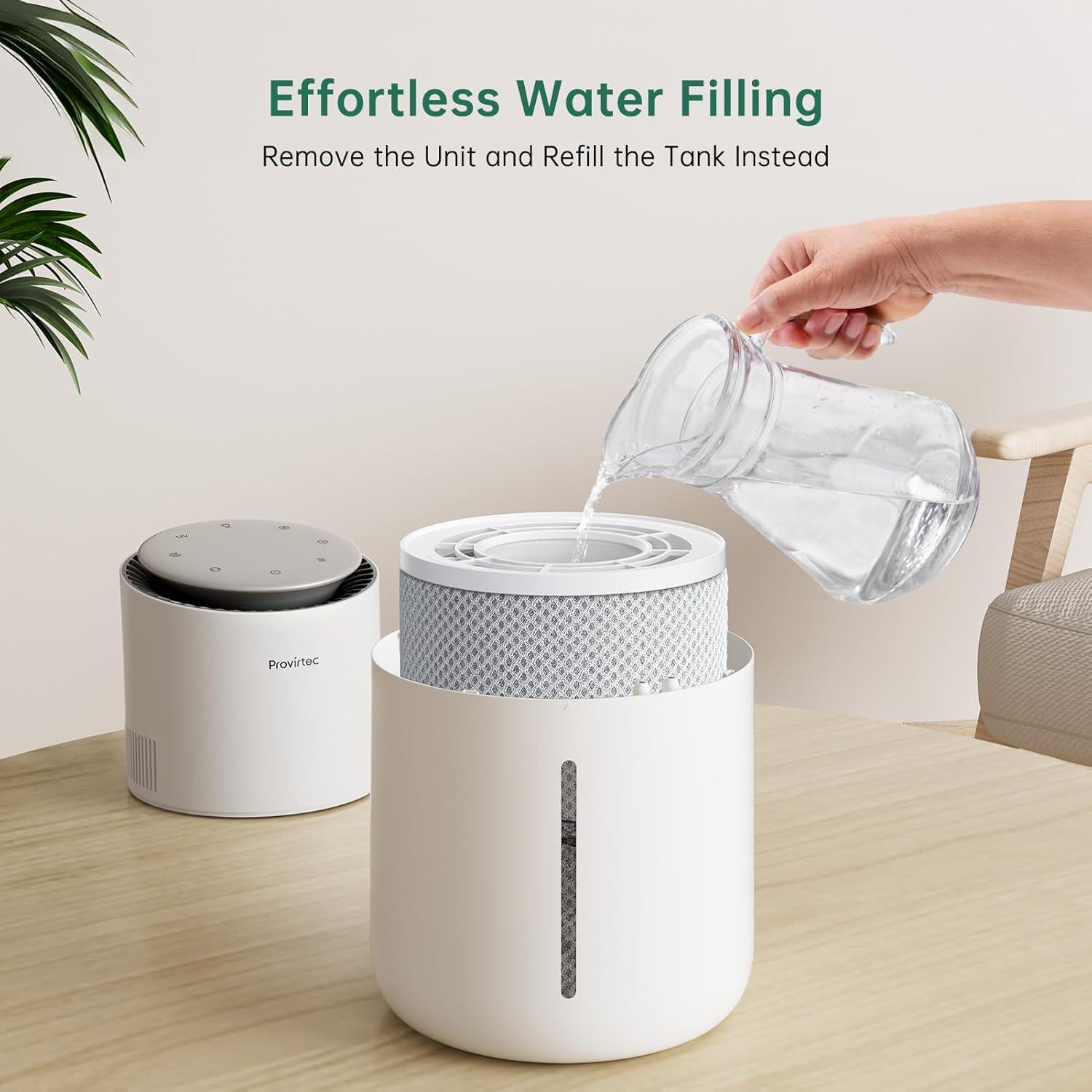 Humidificador Inteligente Provirtec HC-03 Blanco 3L Control App