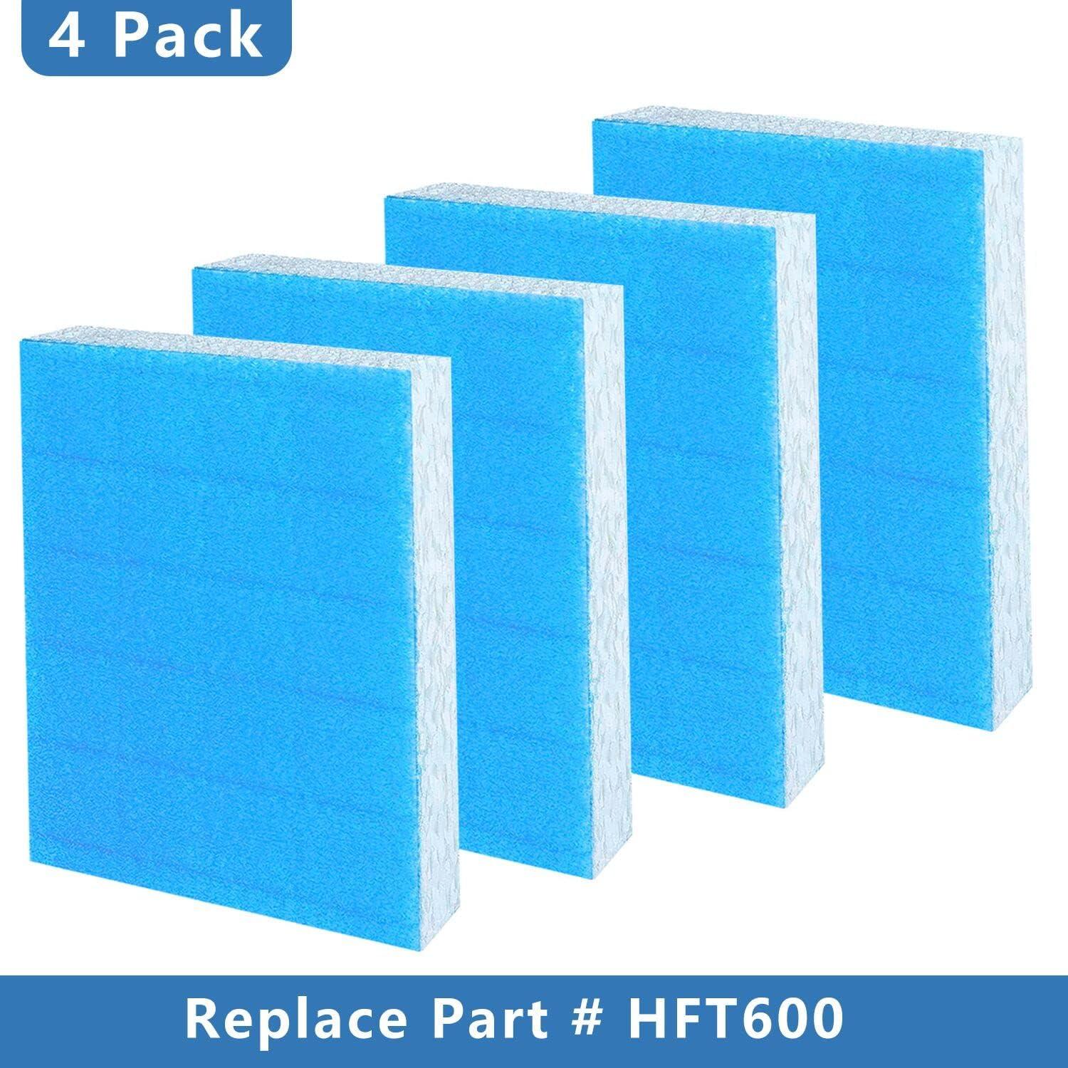Filtros de Reemplazo Honeywell HFT600 T - 4 Piezas con Pre-Filtro Azul