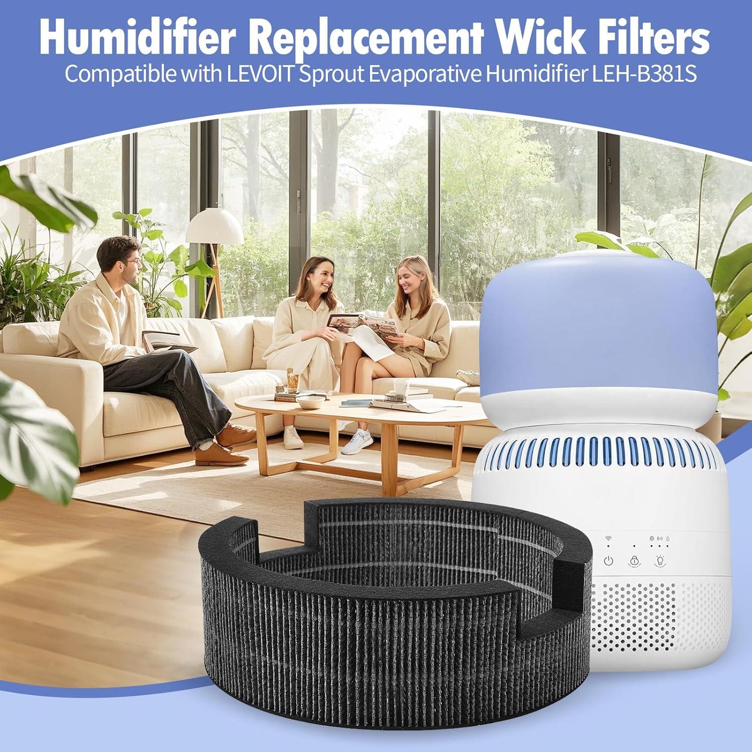 Filtro de Reemplazo para Humidificador LEVOIT Sprout 2 Piezas