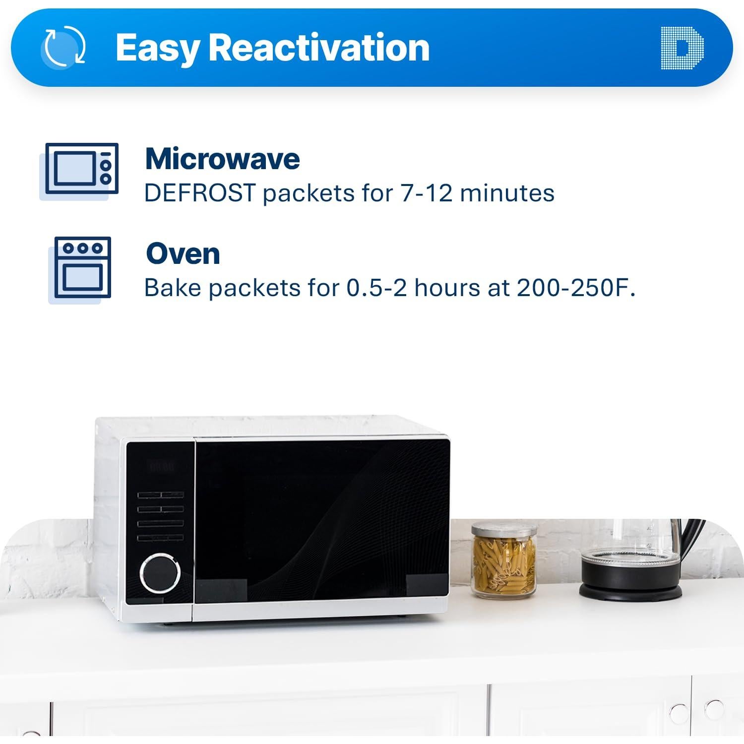 Gel de Sílice Deshidratante 50g - 6 Paquetes Dry & Dry