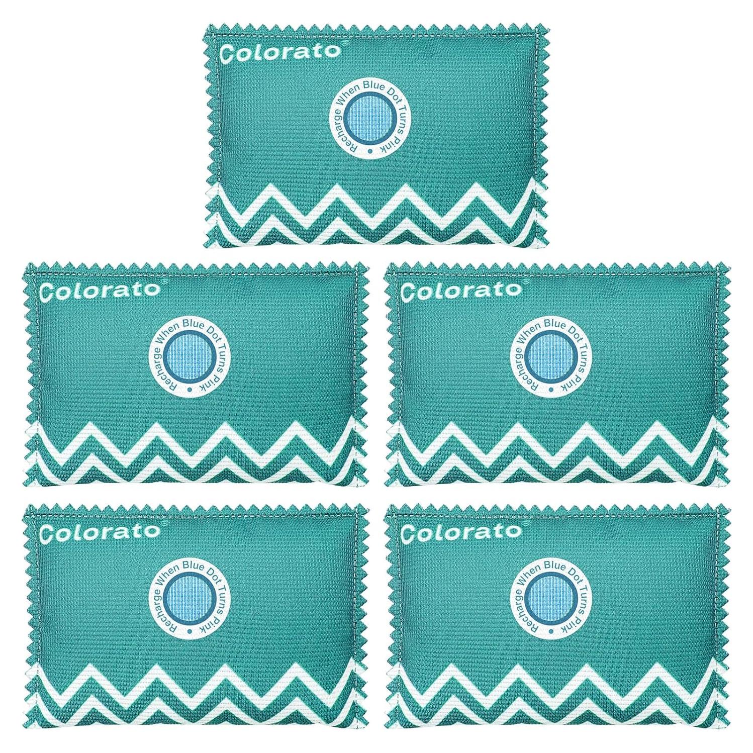 Paquete de 5 Paquetes Deshidratantes Recargables Colorato 100g