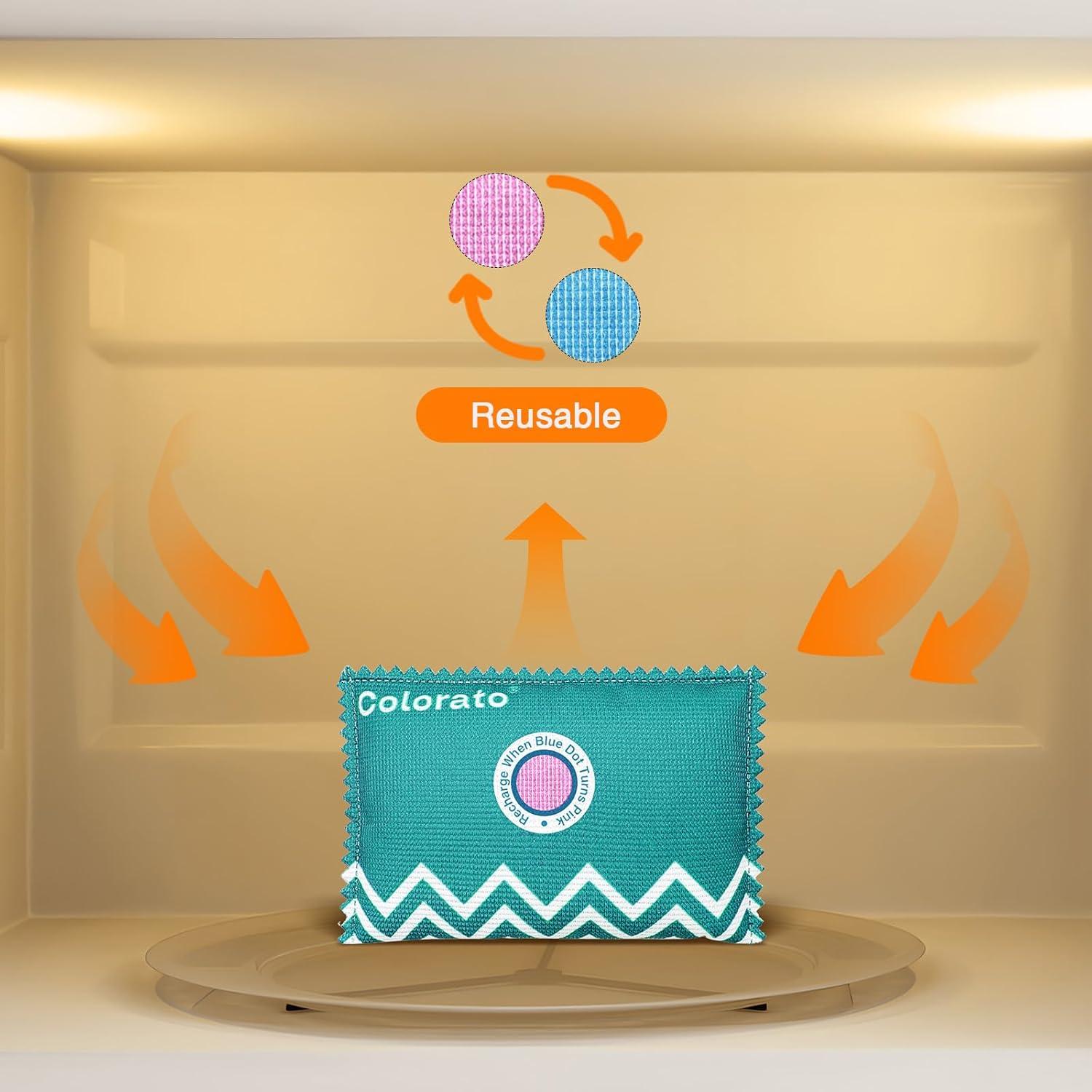 Paquete de 5 Paquetes Deshidratantes Recargables Colorato 100g