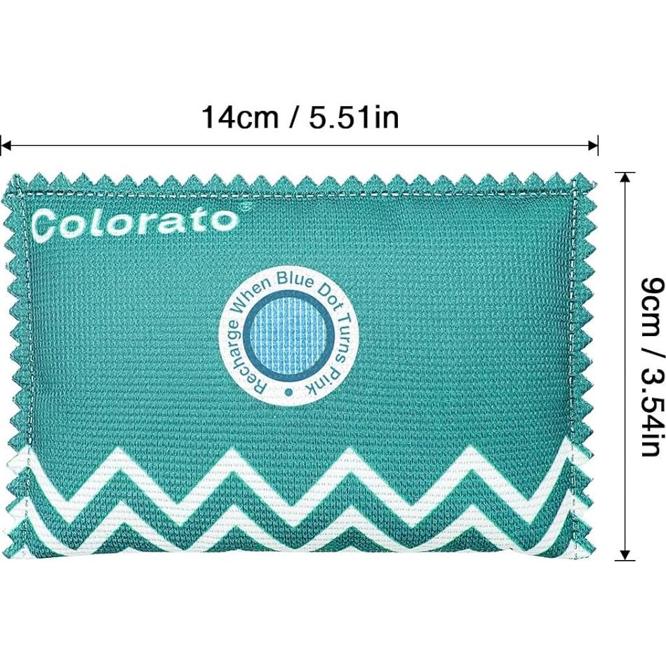 Paquete de 5 Paquetes Deshidratantes Recargables Colorato 100g