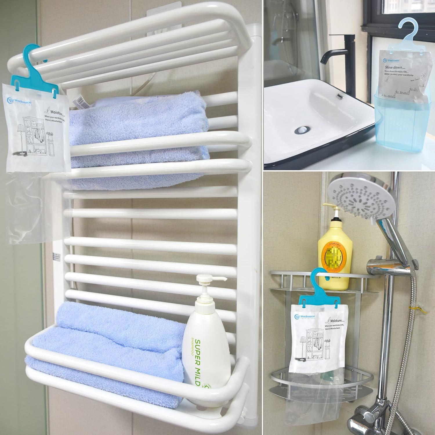 Paquete de 4 Bolsas Absorbentes de Humedad Wisesorb 500ml