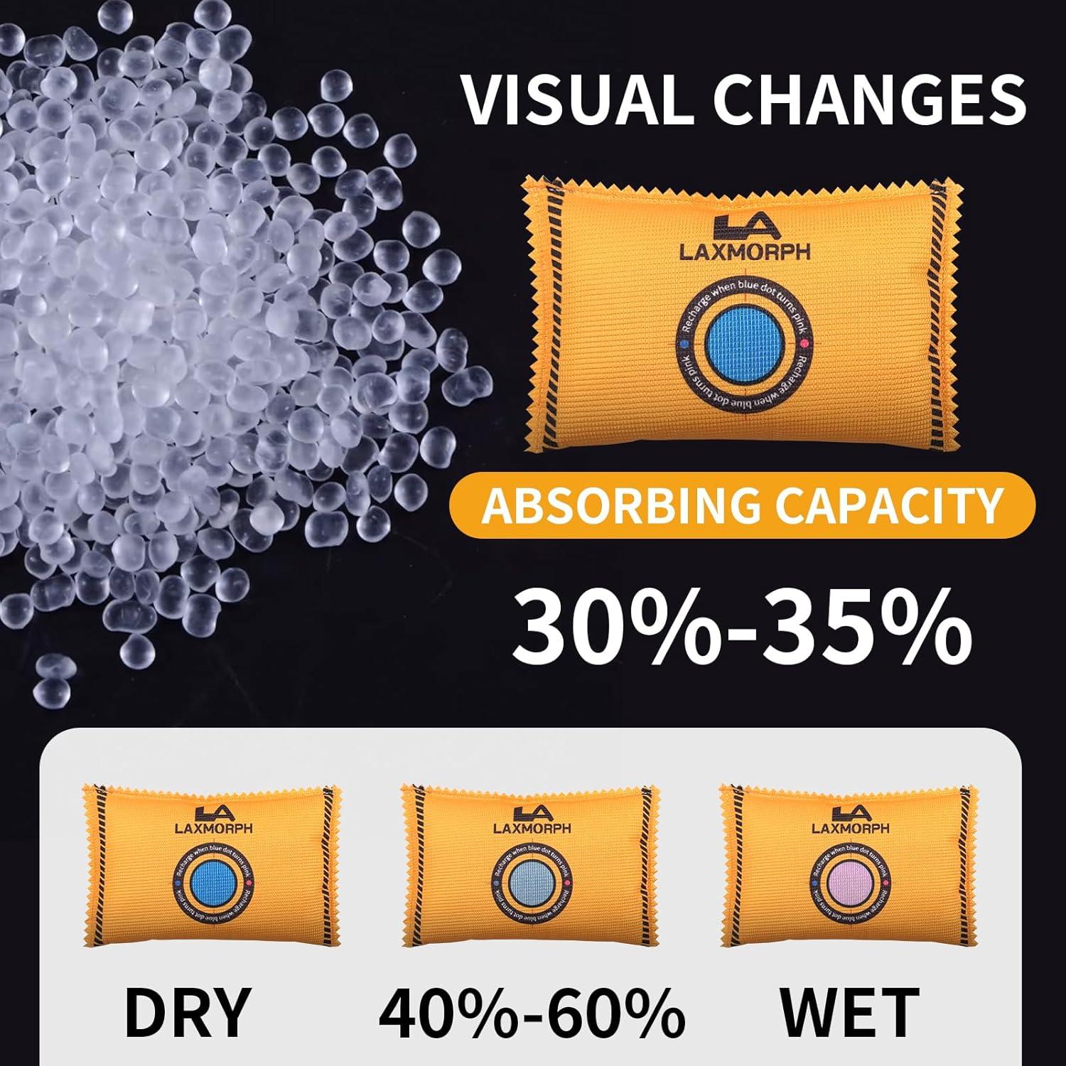 Paquete Deshidratante Reutilizable Laxmorph 2 x 200g Gel Sílice