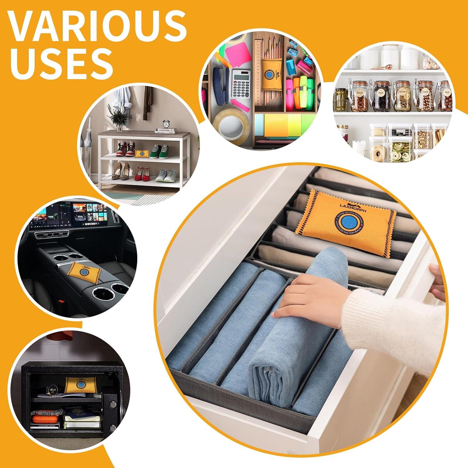 Paquete Deshidratante Reutilizable Laxmorph 2 x 200g Gel Sílice