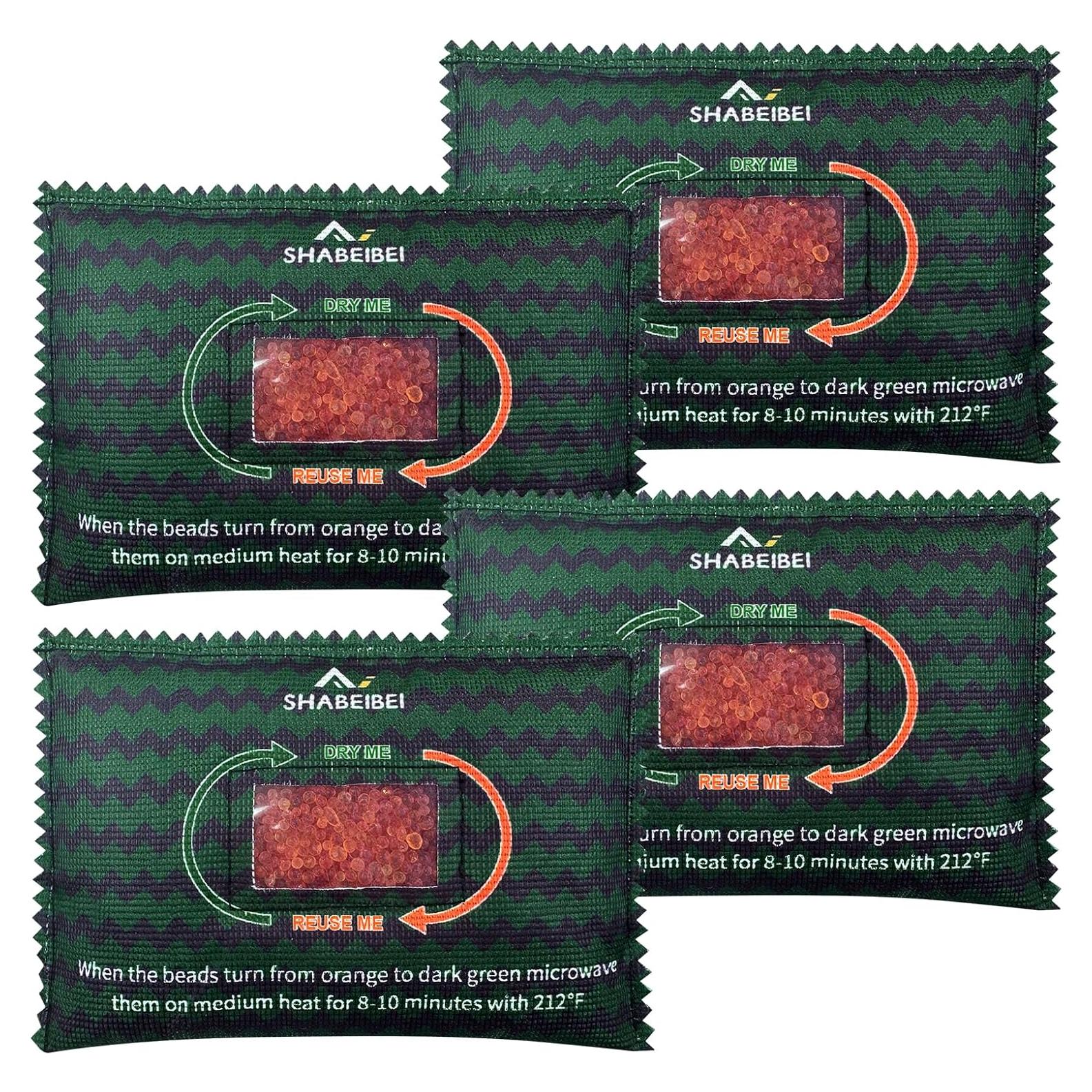 Paquetes Deshidratantes Recargables SHABEIBEI 200g - 4 Unidades