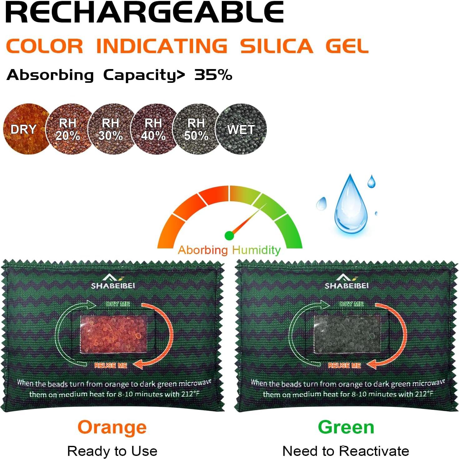 Paquetes Deshidratantes Recargables SHABEIBEI 200g - 4 Unidades