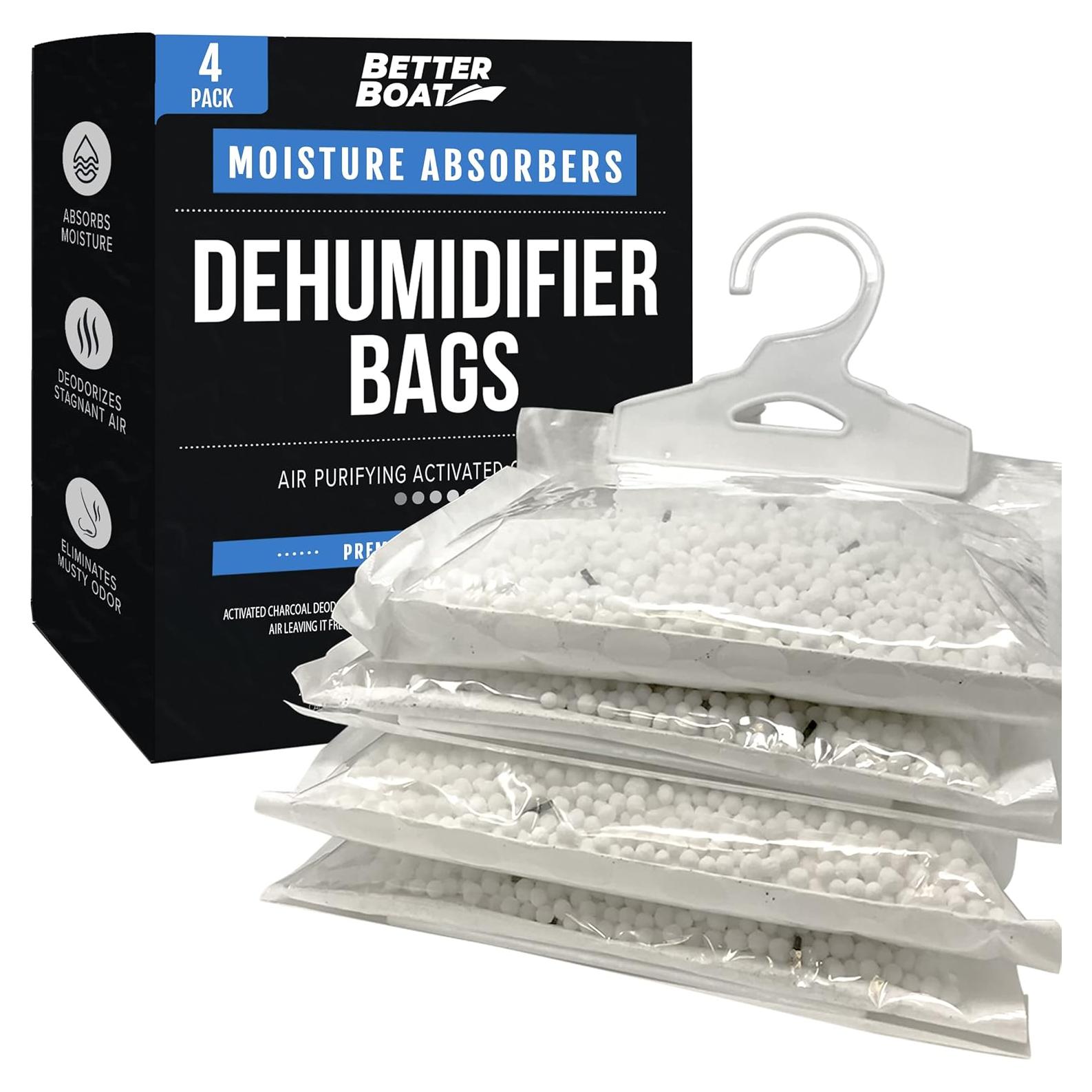 Paquete de 4 bolsas deshumidificadoras Better Boat 0.91 kg