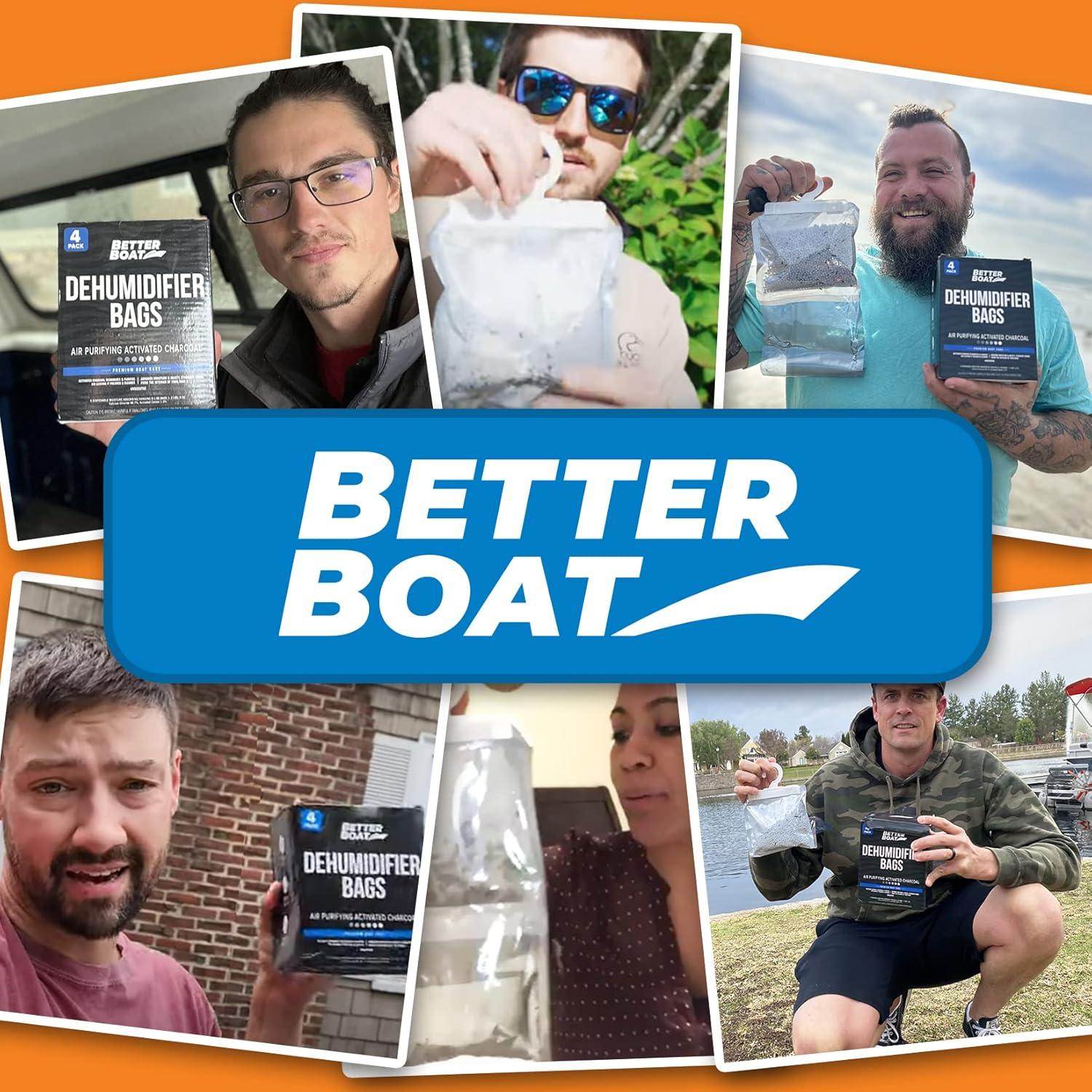 Paquete de 4 bolsas deshumidificadoras Better Boat 0.91 kg