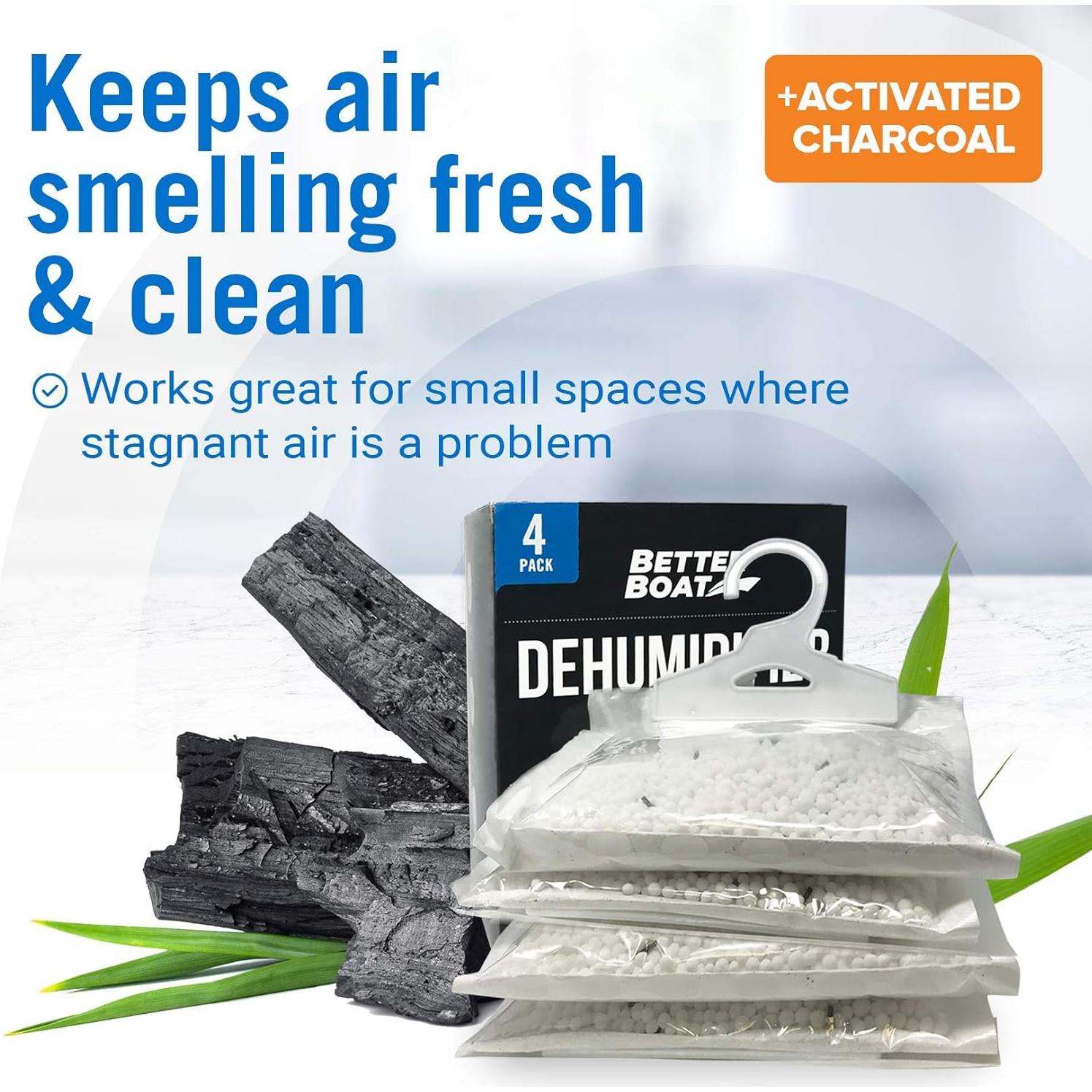 Paquete de 4 bolsas deshumidificadoras Better Boat 0.91 kg