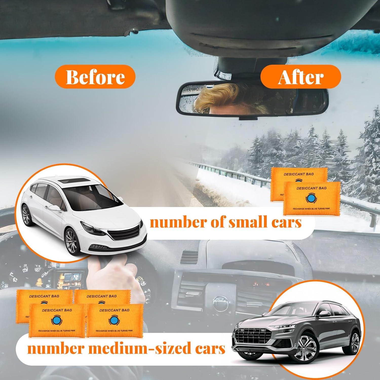 5 Paquetes 100g Gel de Sílice Deshidratante Reutilizable Threlaco