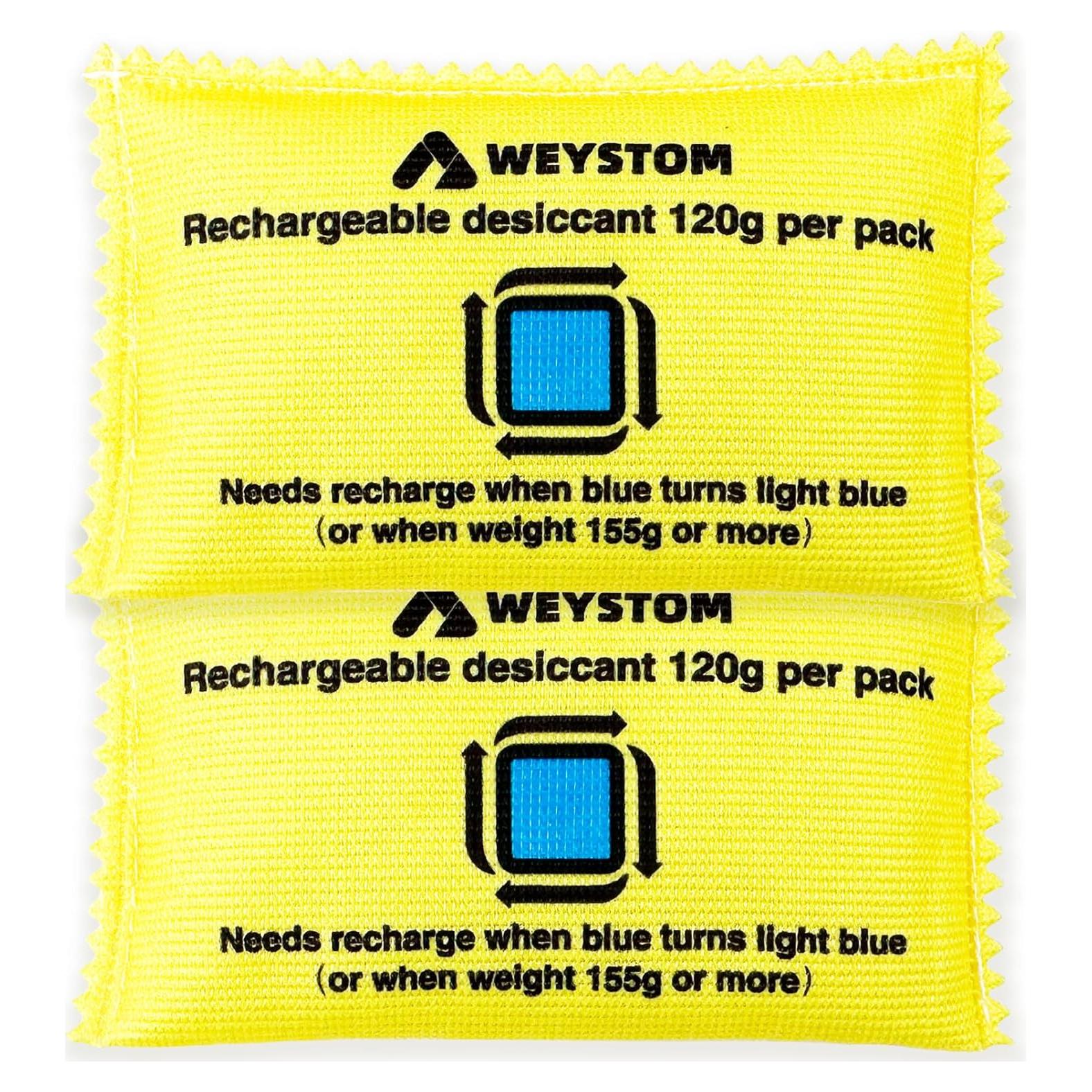 2 Paquetes Deshidratante Recargable WEYSTOM 120g - Absorción de Humedad