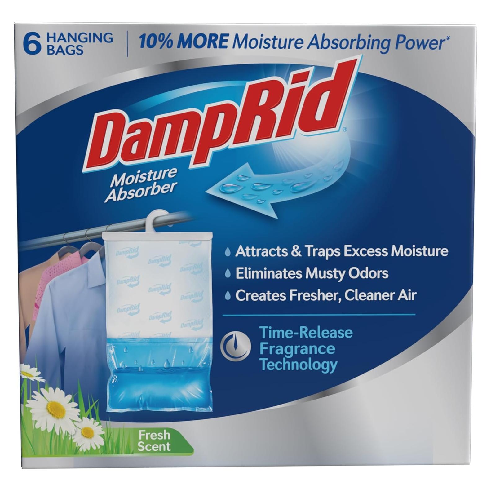 Absorbente de Humedad Colgante DampRid 436 g - Paquete de 6