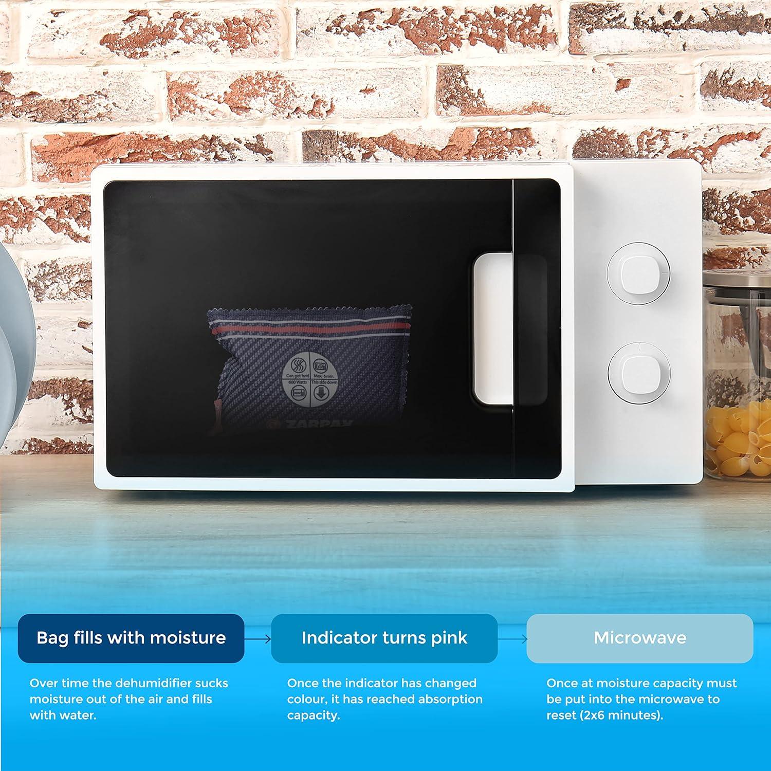 Deshumidificador de Coche Zarpax Gris Oscuro Reutilizable 400 Pies³