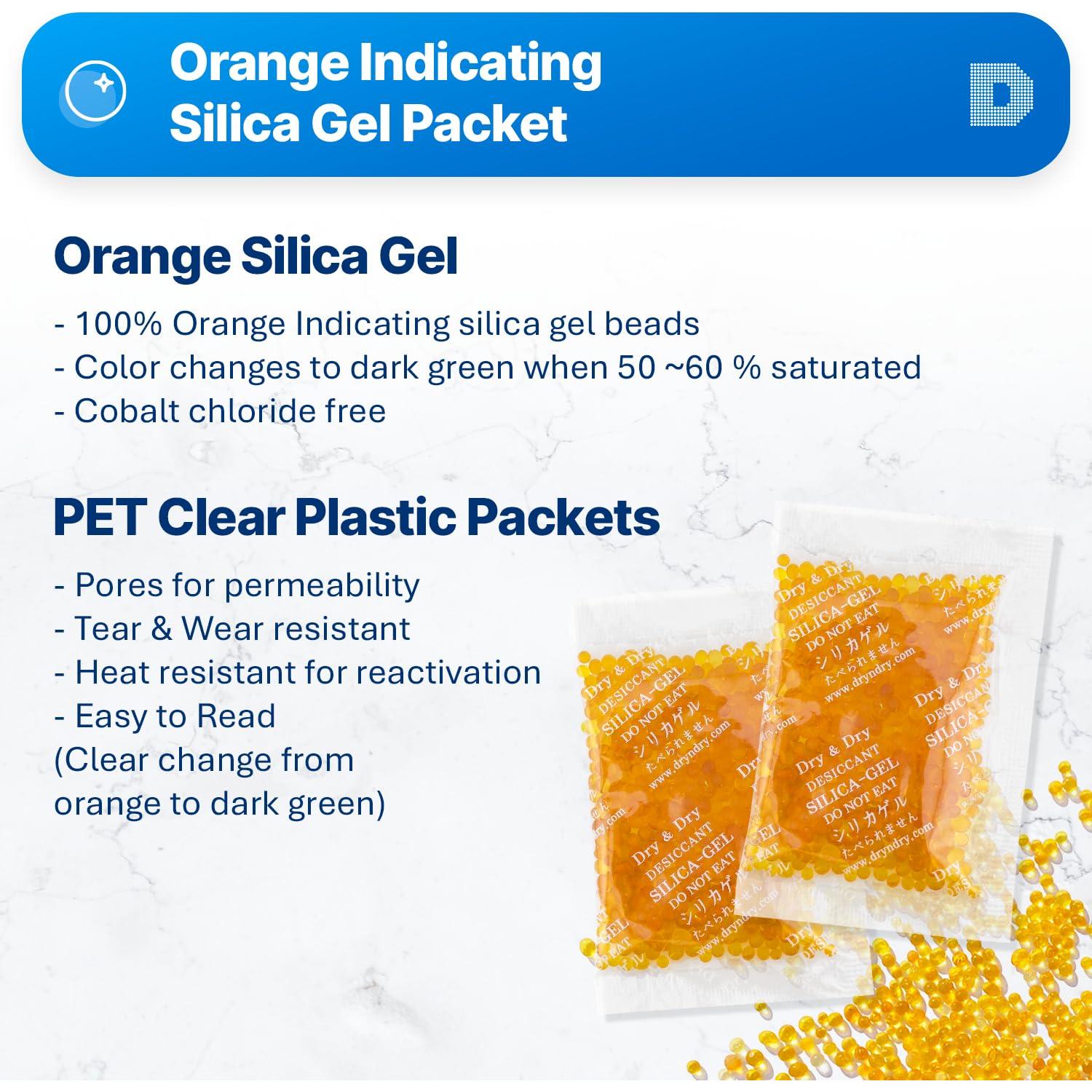 Paquetes de Gel de Sílice Seco y Seco 10g - 25 Unidades