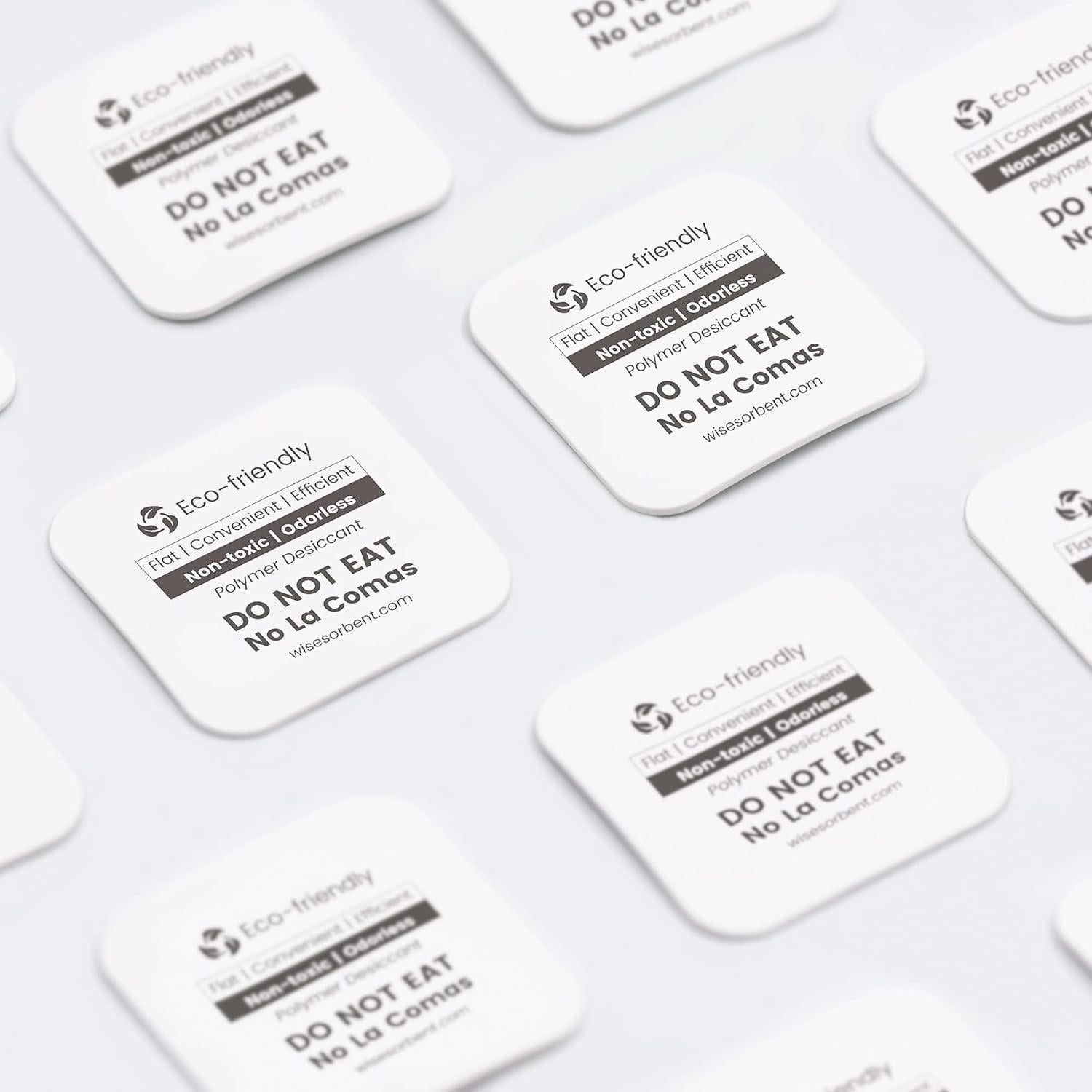 Paquetes de Deshidratante Wisesorb 30 Unidades 3.05x3.05cm