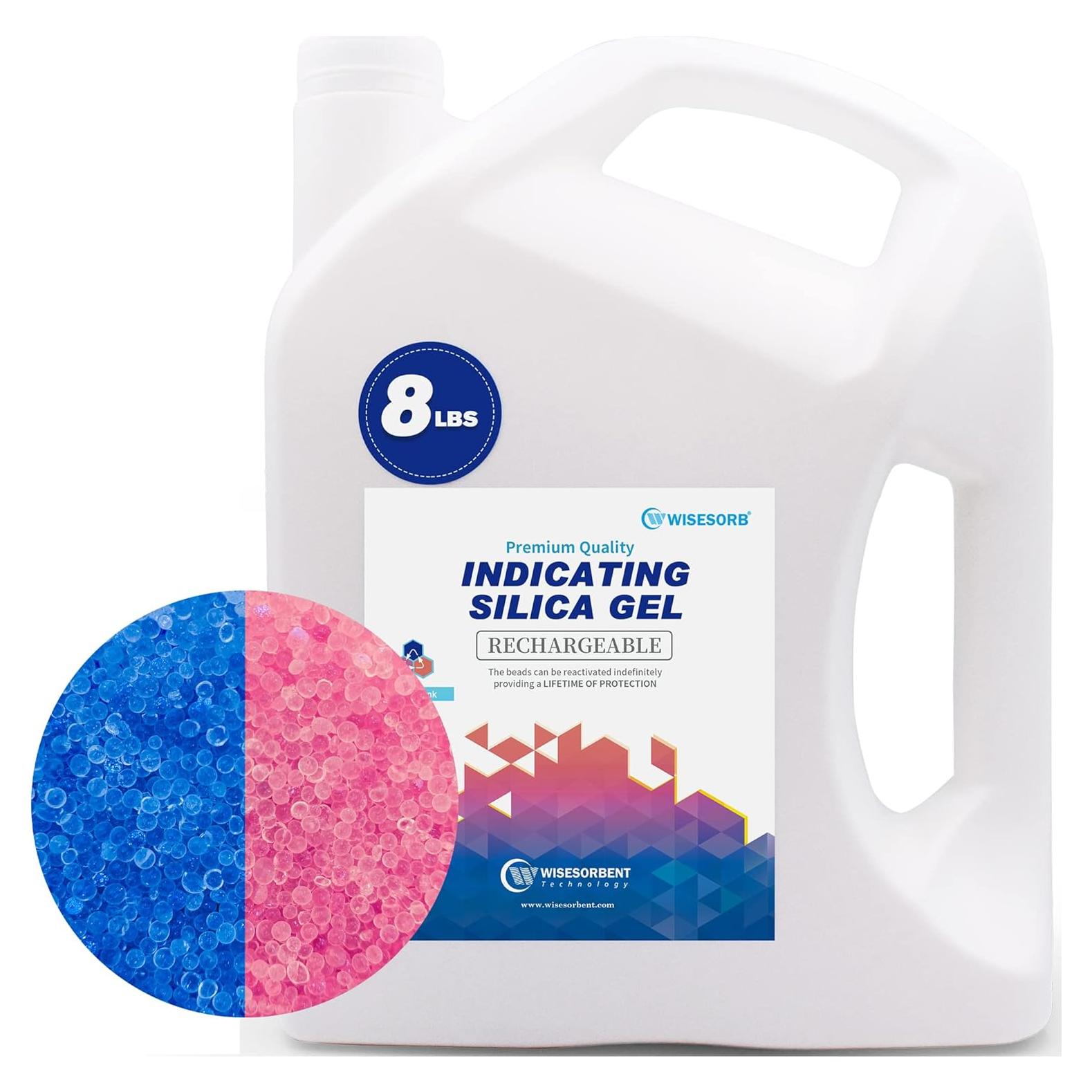 Perlas de Gel de Silica Wisesorb 3.63KG Indicadoras Azules