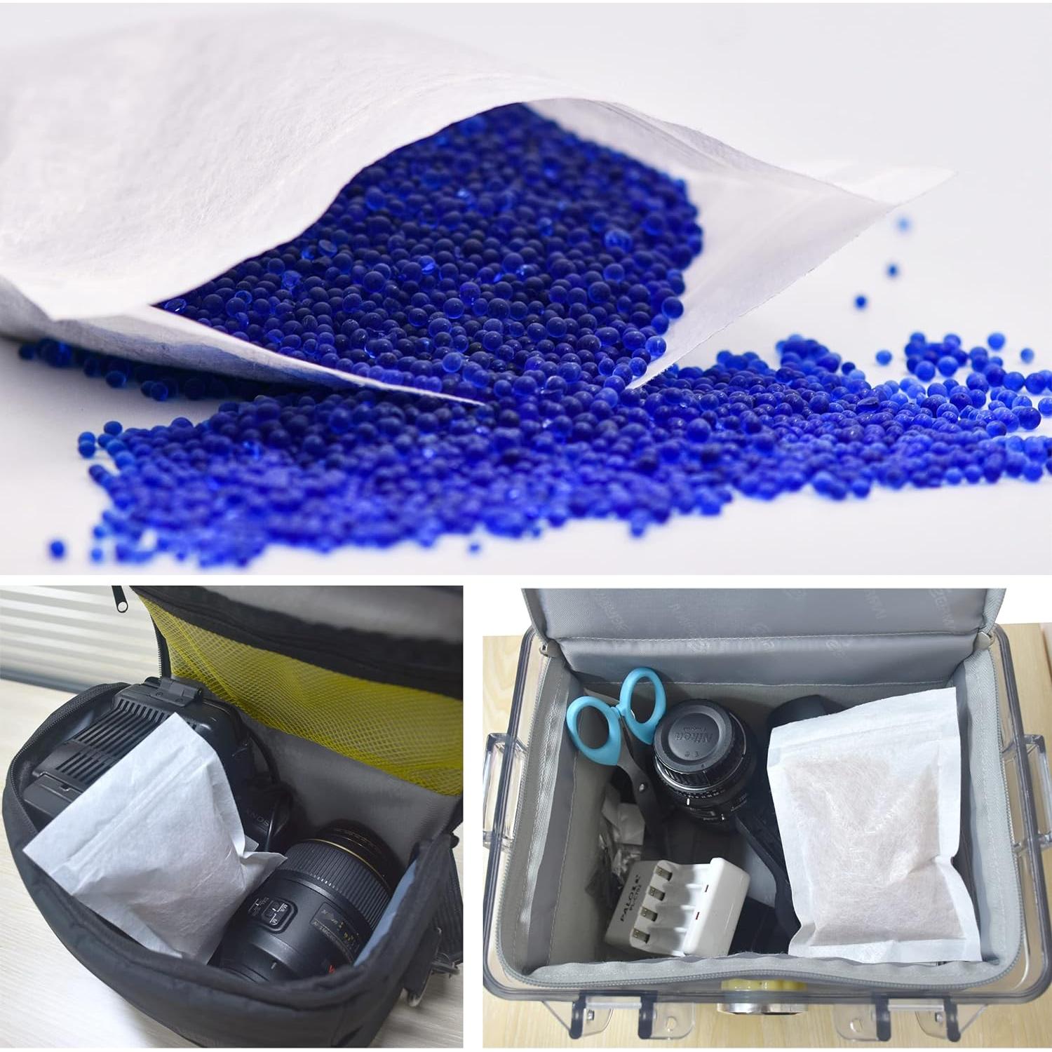 Perlas de Gel de Silica Wisesorb 3.63KG Indicadoras Azules