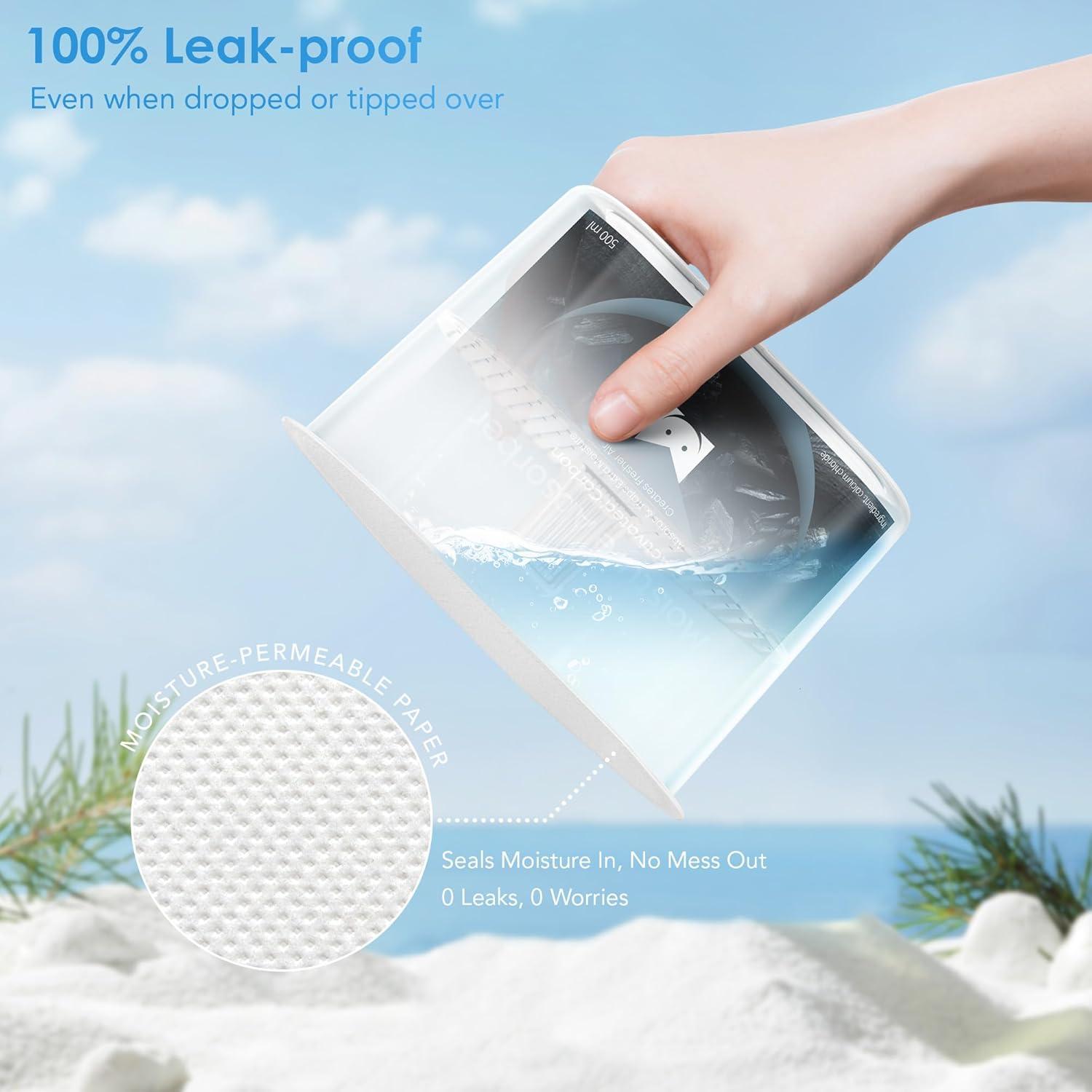 Absorbentes de Humedad Moismile 6 Paquetes Carbón Activado