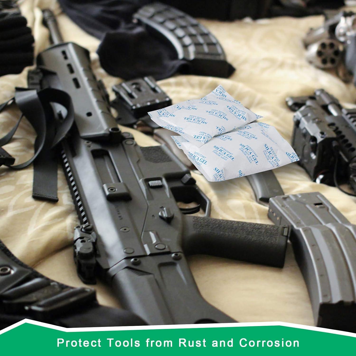 Paquetes de Gel de Silica Deshidratante O2frepak 50g - 20 Piezas