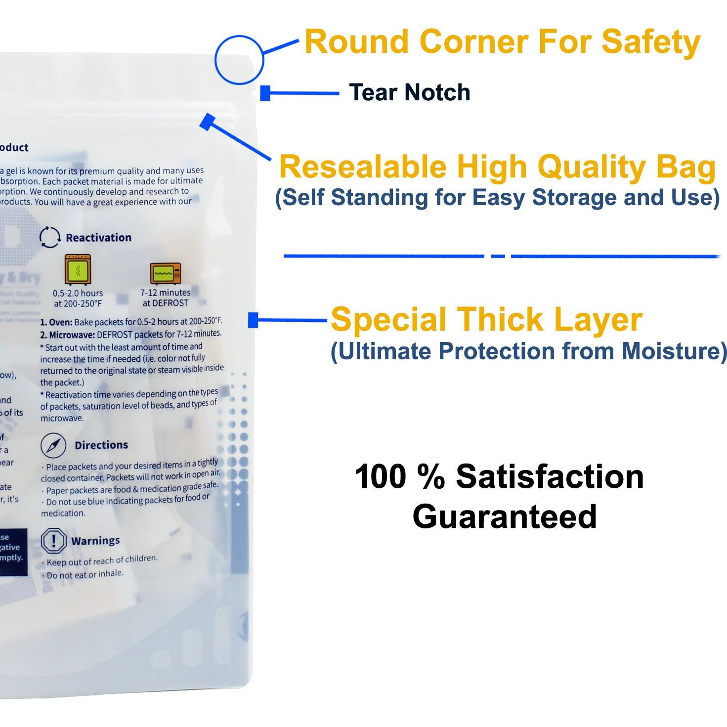 Paquetes de Gel de Silica Dry & Dry 65 Unidades Naranja