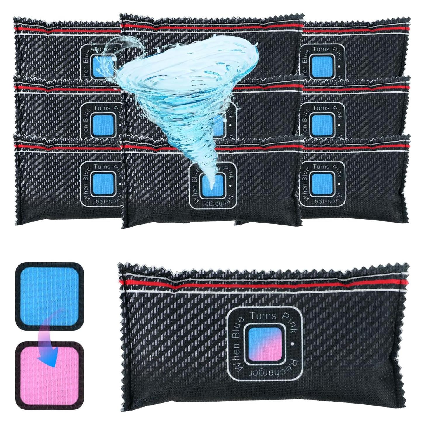 10 Paquetes Deshidratantes Recargables Stuffygreenus 200g