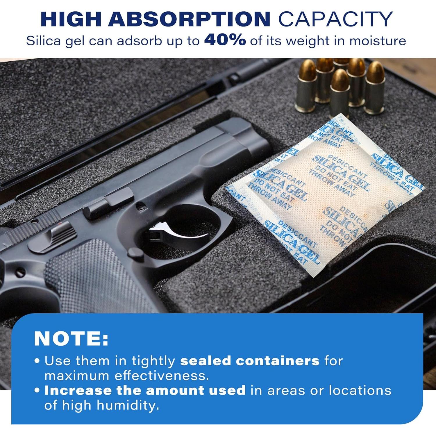 Gel de Silica Deshidratante LotFancy 15 Paquetes 20g Inodoro