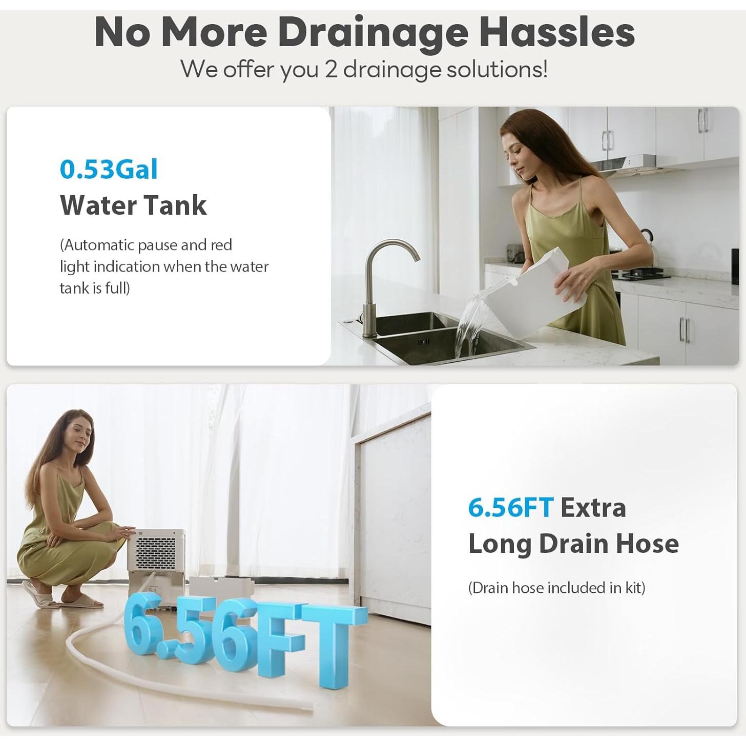 Deshumidificador YTE PRO 12L 30 Pinta 8.16kg Silencioso