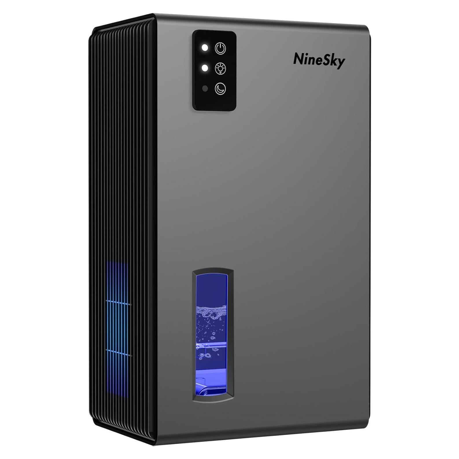 Deshumidificador NineSky CT2 2.8L Gris con Apagado Automático