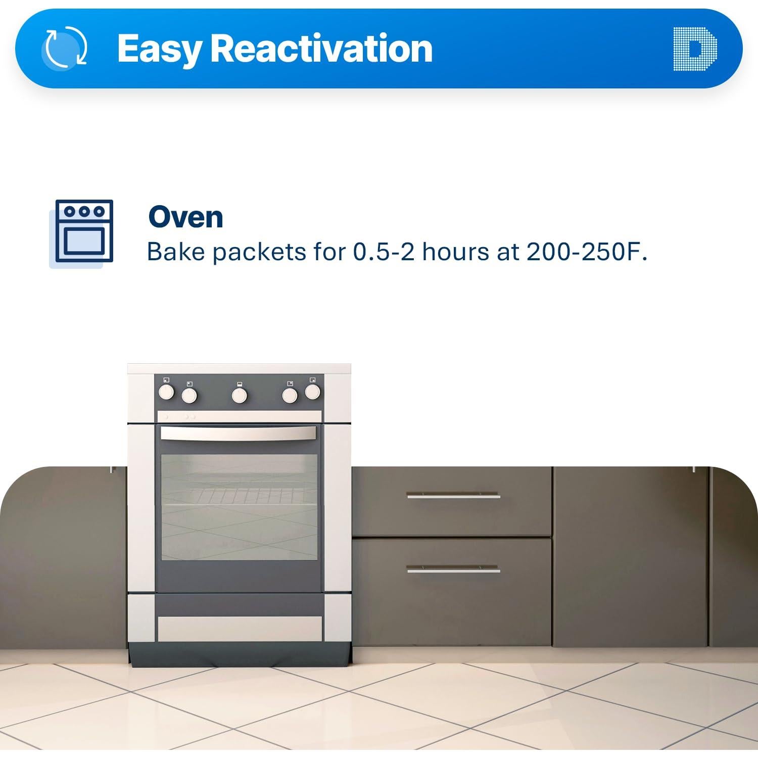 Paquetes de Gel de Sílice Deshidratantes Seco y Seco 500 Unidades