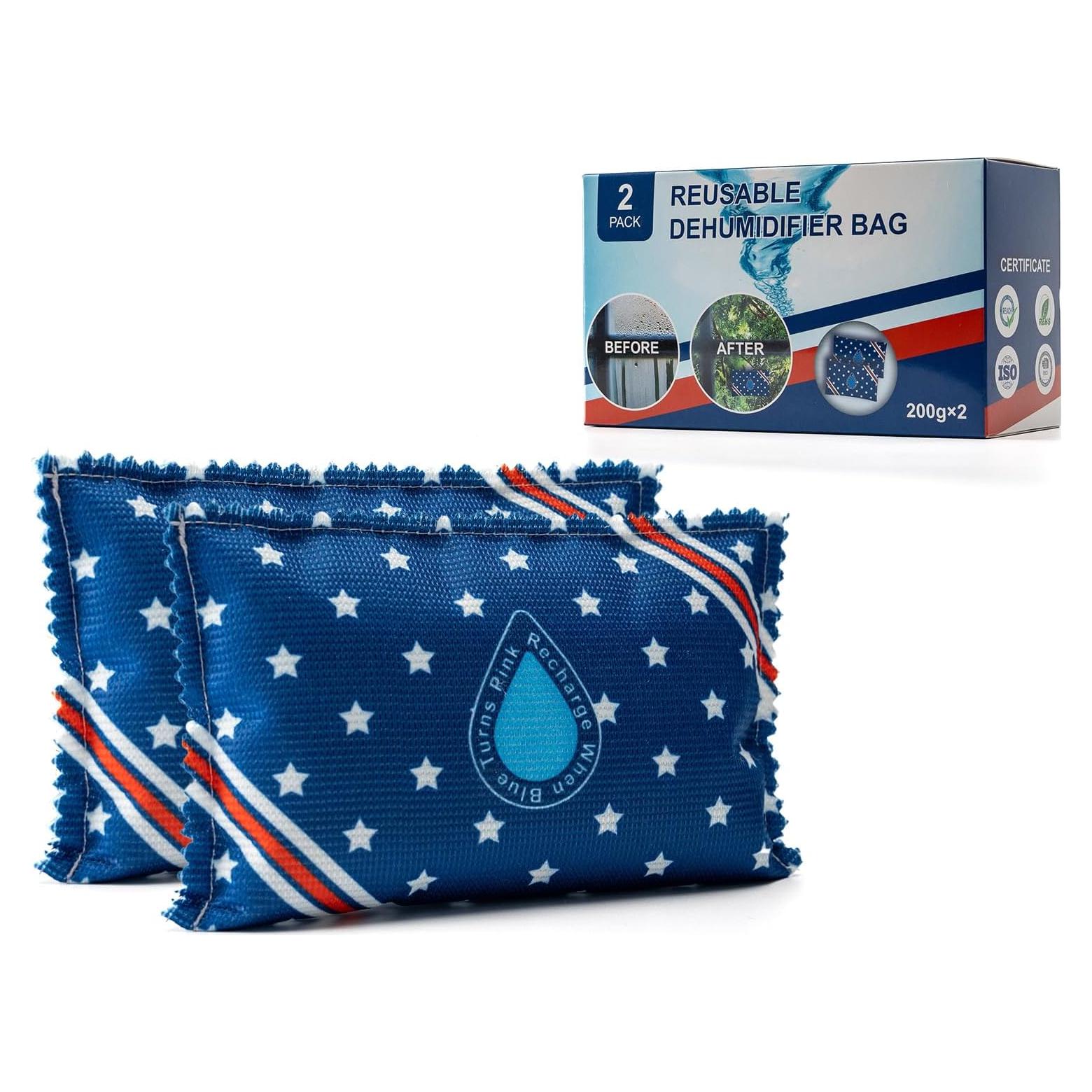 Bolsas Deshumidificadoras Recargables CAREHE 200g - 2 Paquete