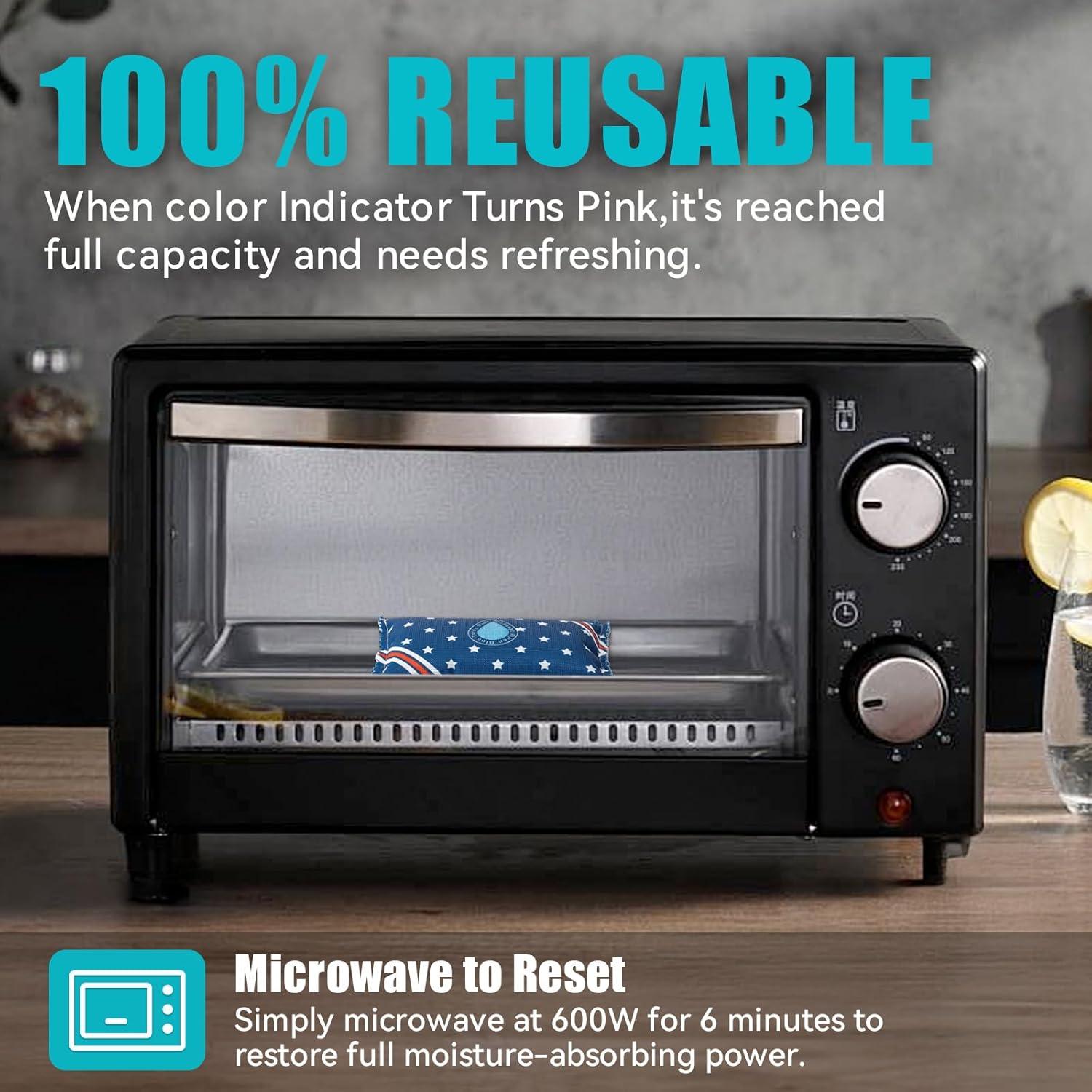 Bolsas Deshumidificadoras Recargables CAREHE 200g - 2 Paquete