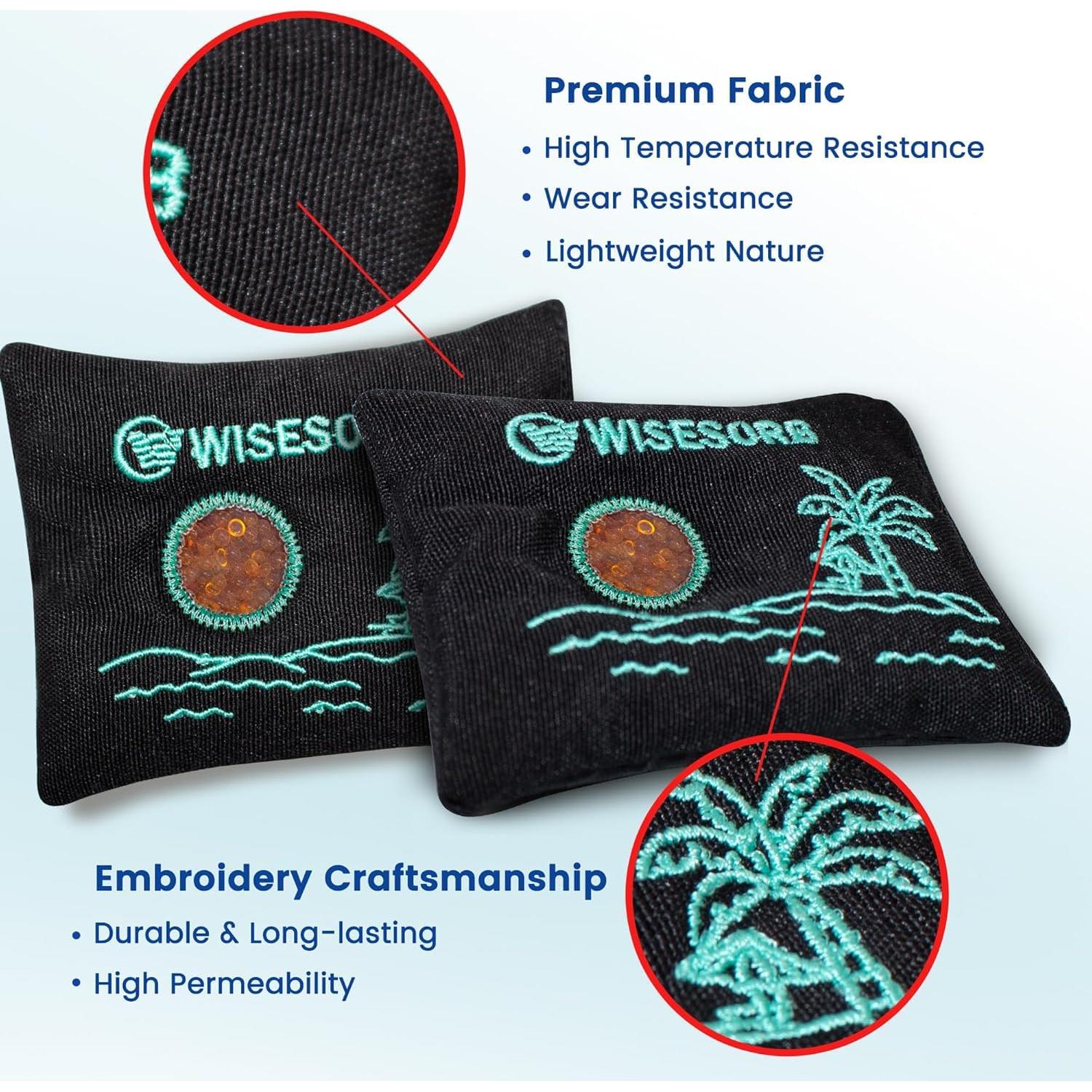 Paquetes Deshidratantes Reutilizables Wisesorbent 100g x 2