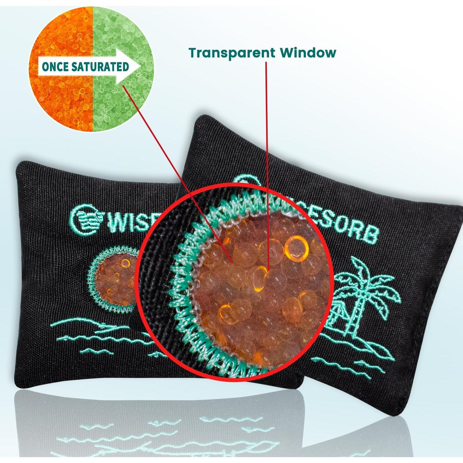 Paquetes Deshidratantes Reutilizables Wisesorbent 100g x 2