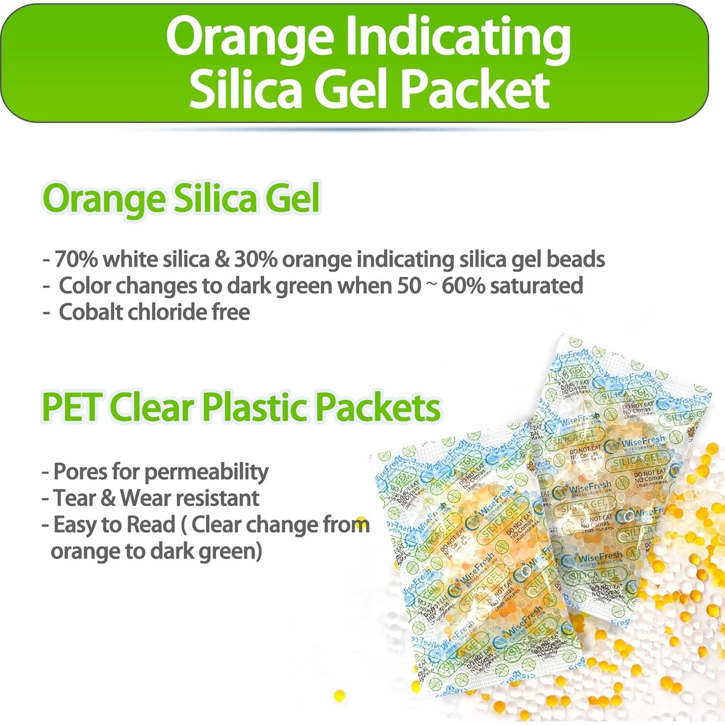 200 Paquetes de Gel de Sílice Deshidratante 5g Wisesorbent