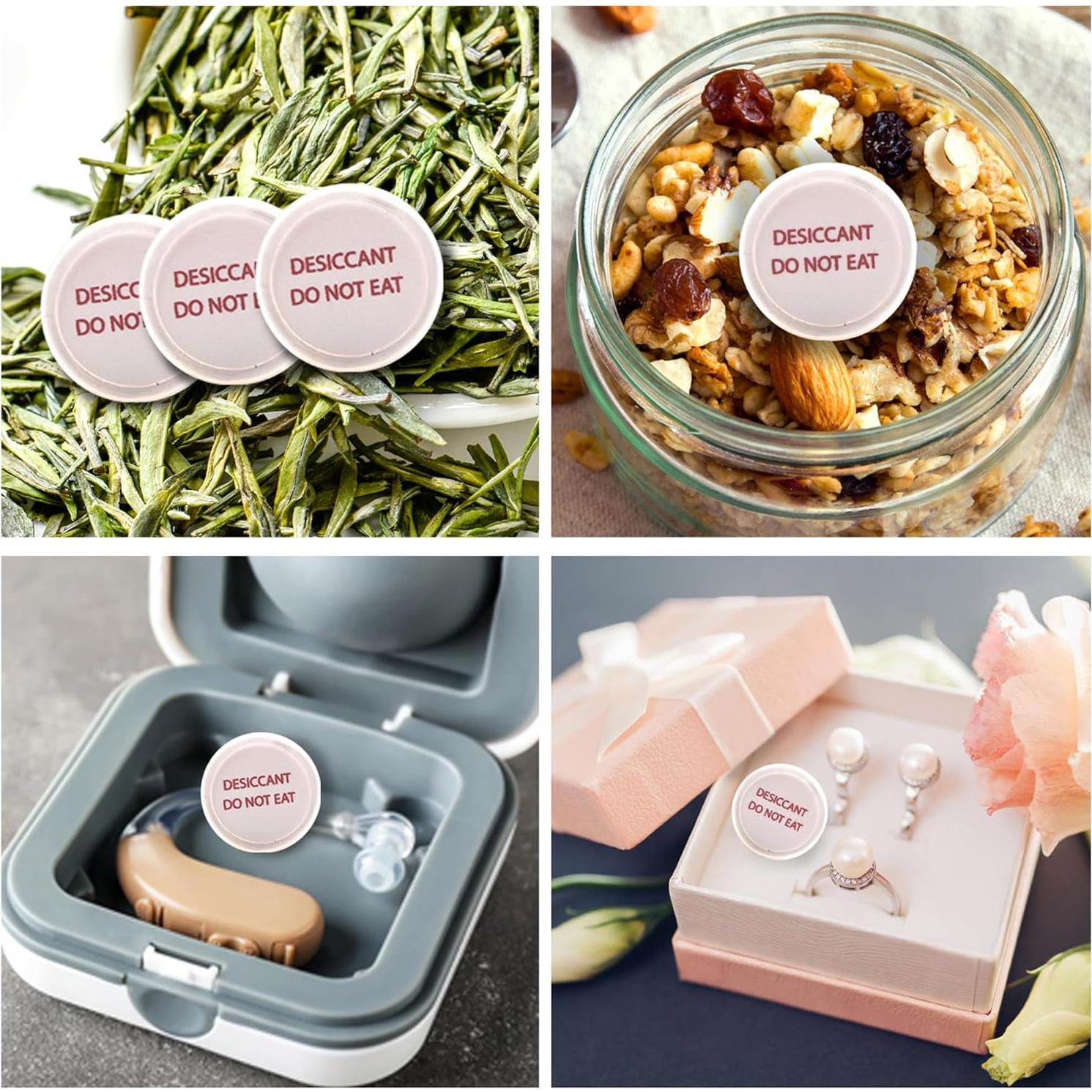 Cápsulas de Gel de Sílice Grado Alimenticio WiseCan 200 Unidades 0.5g