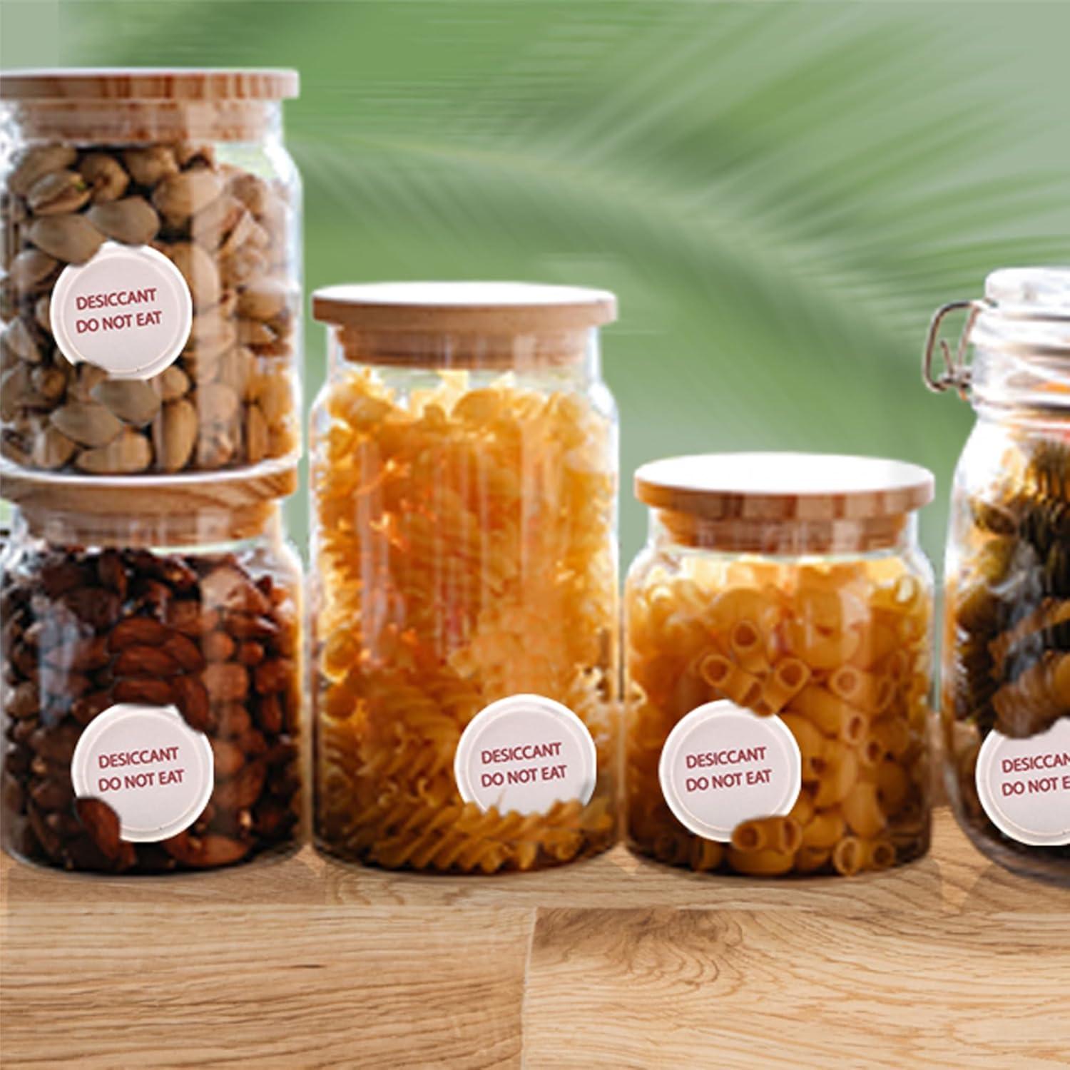 Cápsulas de Gel de Sílice Grado Alimenticio WiseCan 200 Unidades 0.5g