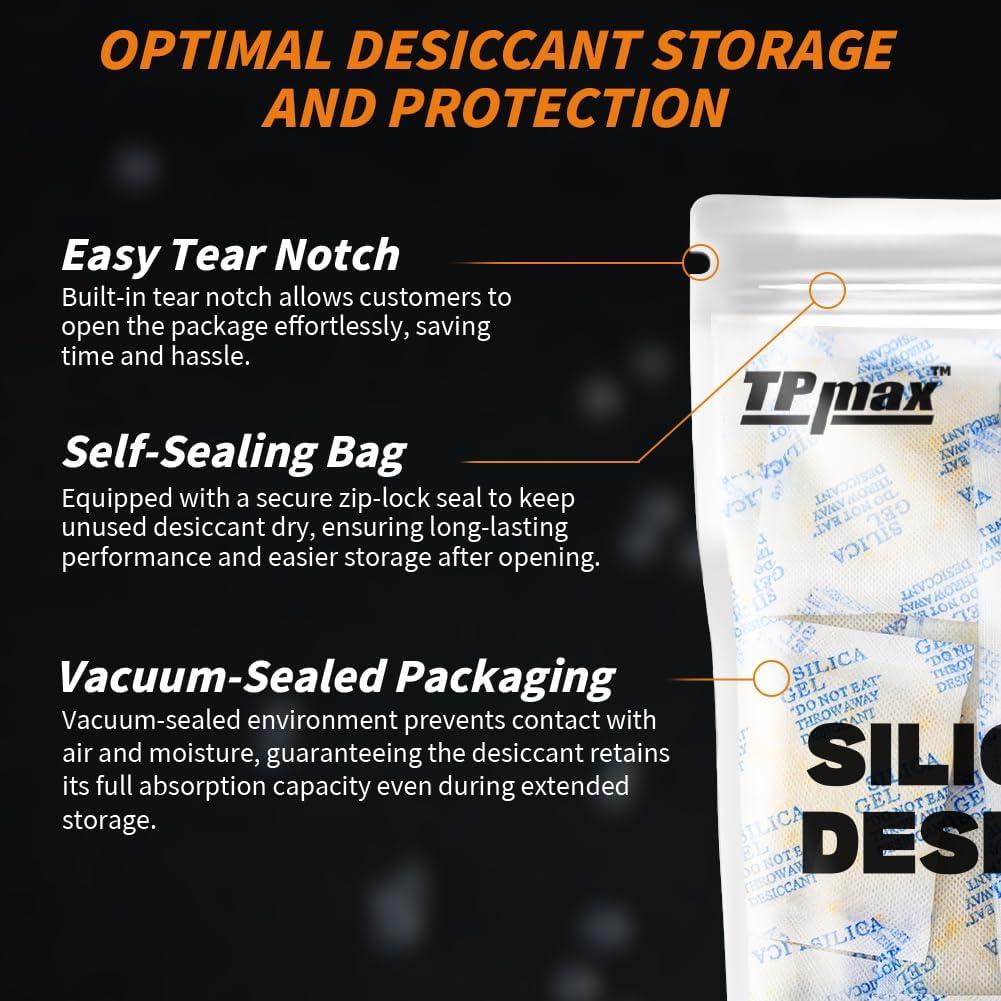 30 Paquetes de Gel de Silica Deshidratante Reutilizable 5g