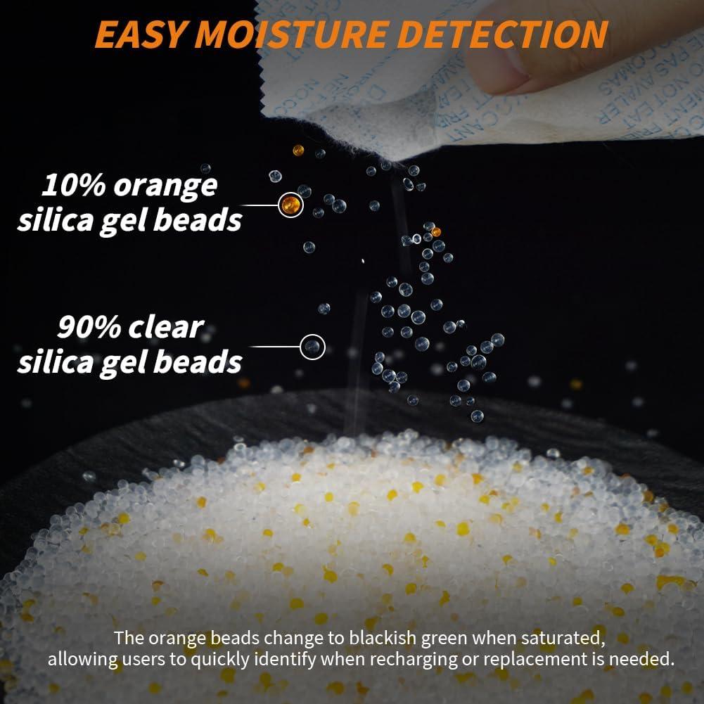 30 Paquetes de Gel de Silica Deshidratante Reutilizable 5g