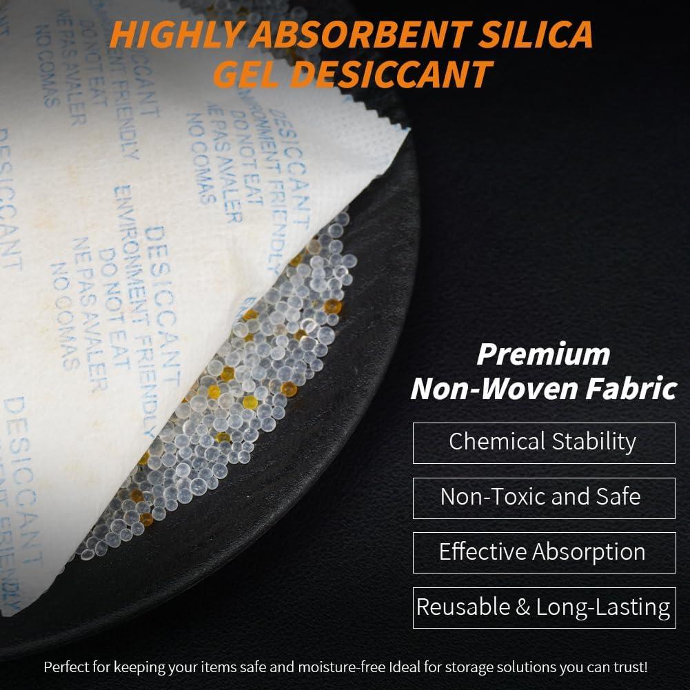 30 Paquetes de Gel de Silica Deshidratante Reutilizable 5g