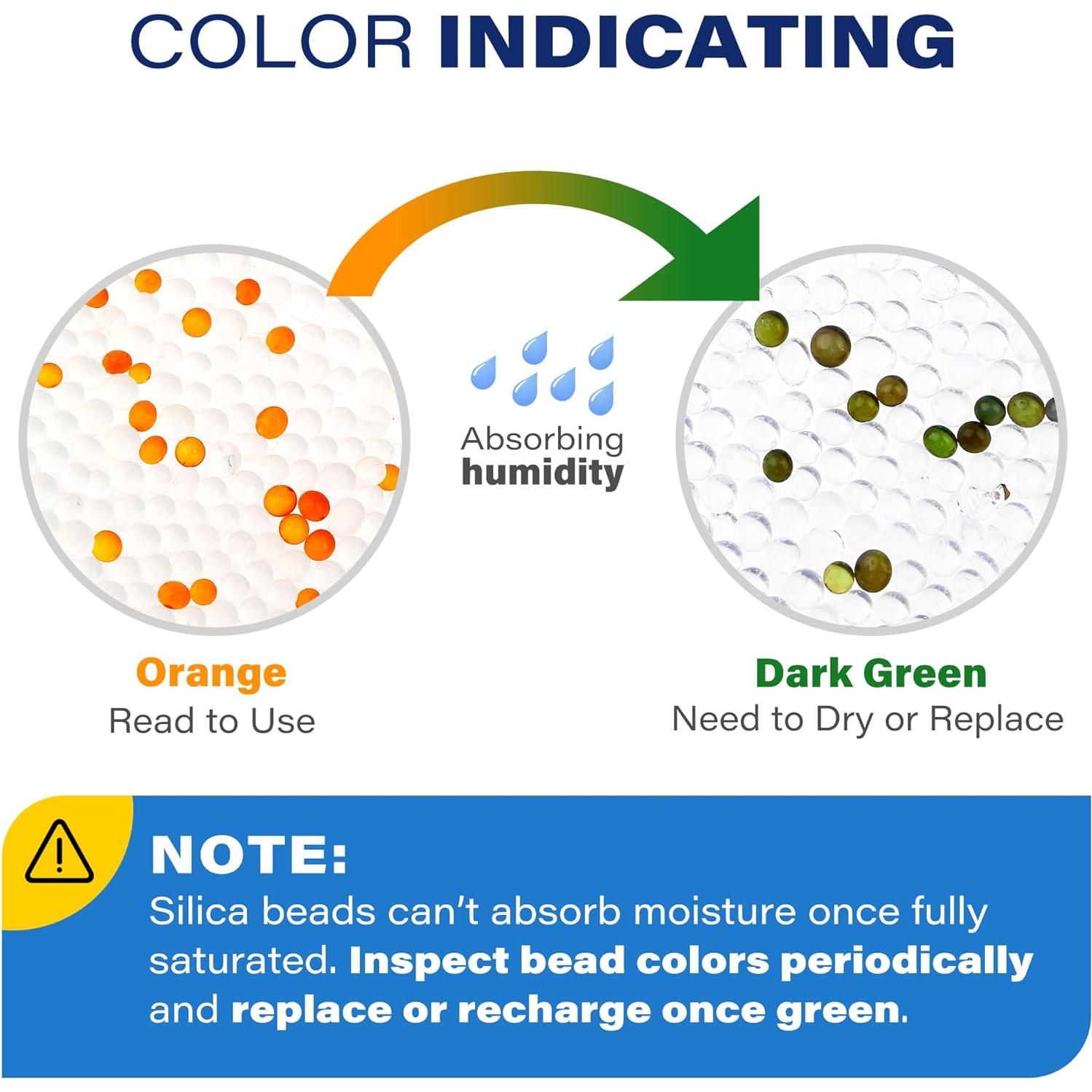 Gel de Silica Deshidratante LotFancy 100 Paquetes Variados