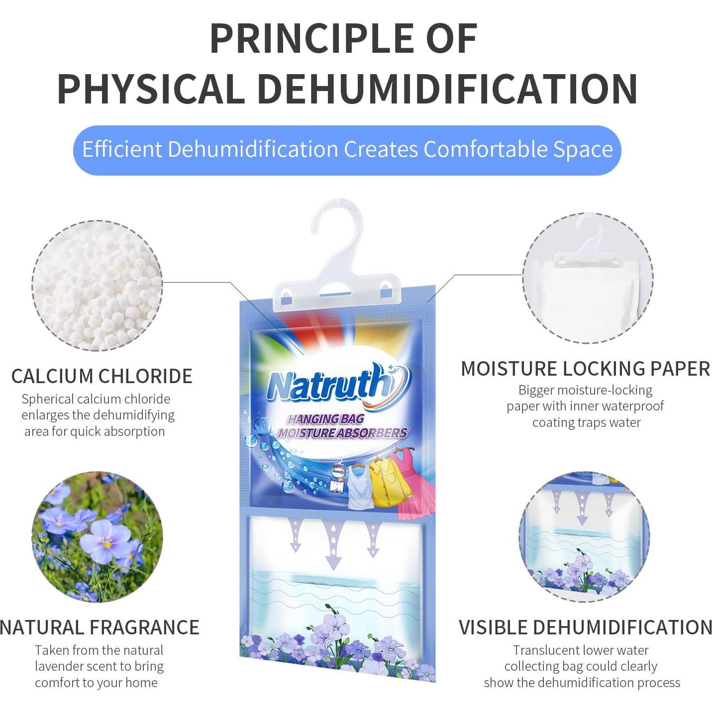 Bolsas Absorbentes de Humedad NATRUTH 12-Pack 277g Aroma Fresco