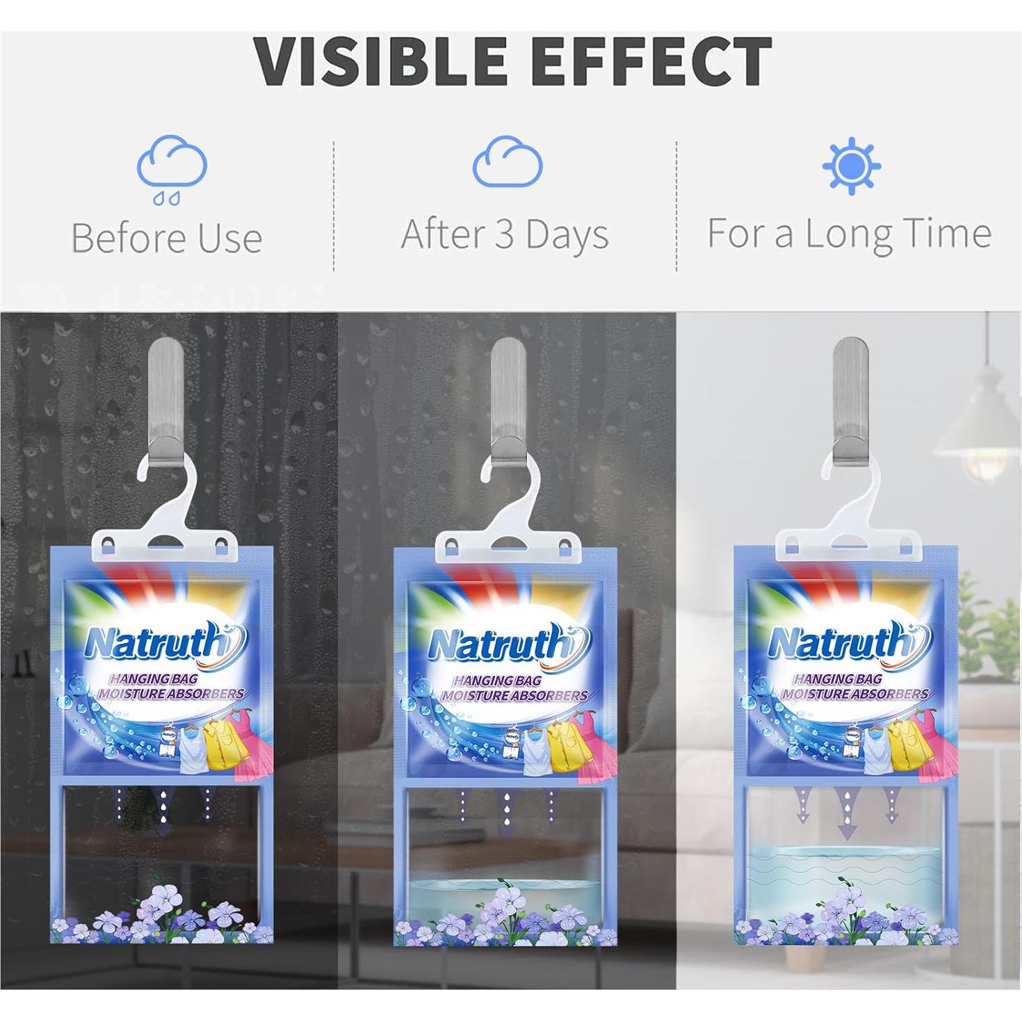 Bolsas Absorbentes de Humedad NATRUTH 12-Pack 277g Aroma Fresco